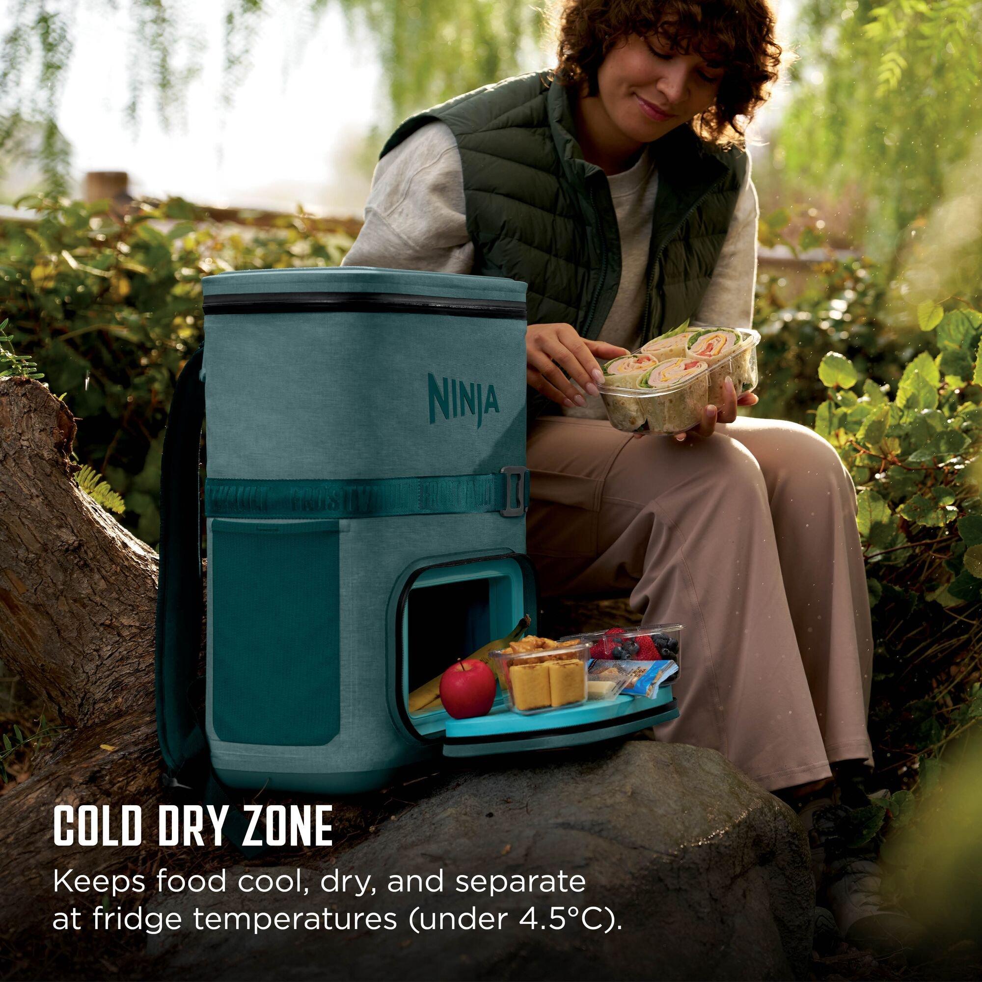 Halocline Green - Ninja - Outdoor FrostVault Go 17 litre 24-Can Backpack - 7