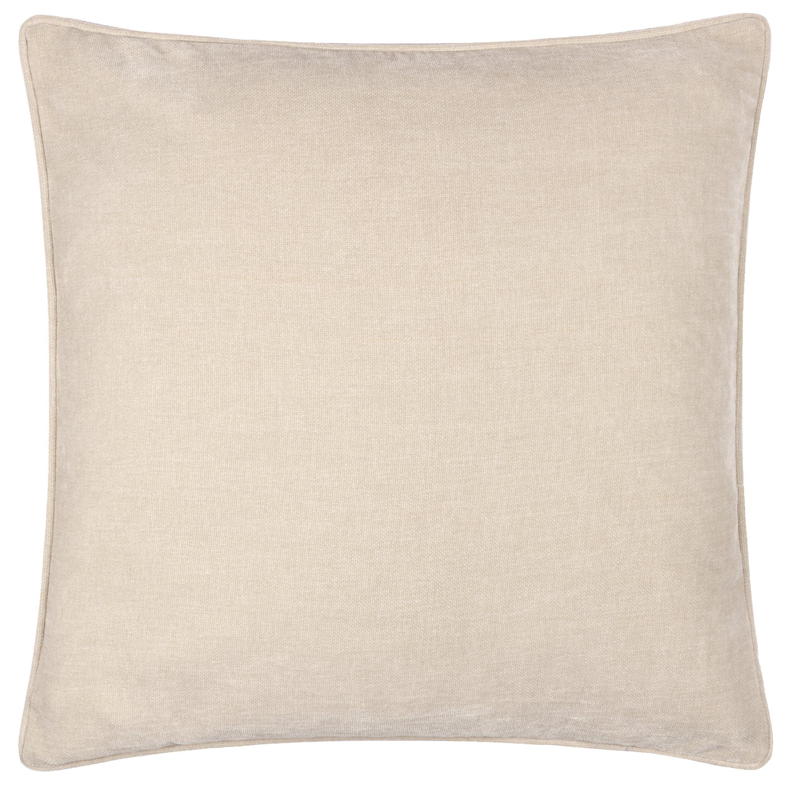 Linen - Yard - Heavy Chenille Piped Feather Filled Cushion - 3