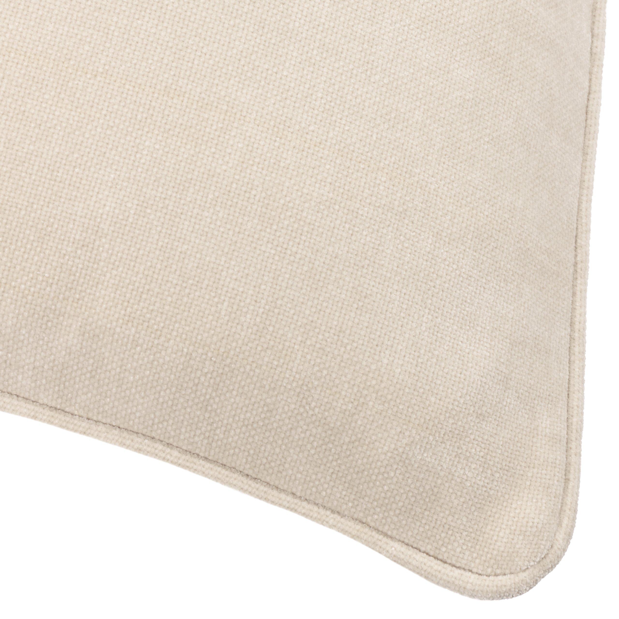Linen - Yard - Heavy Chenille Piped Feather Filled Cushion - 5