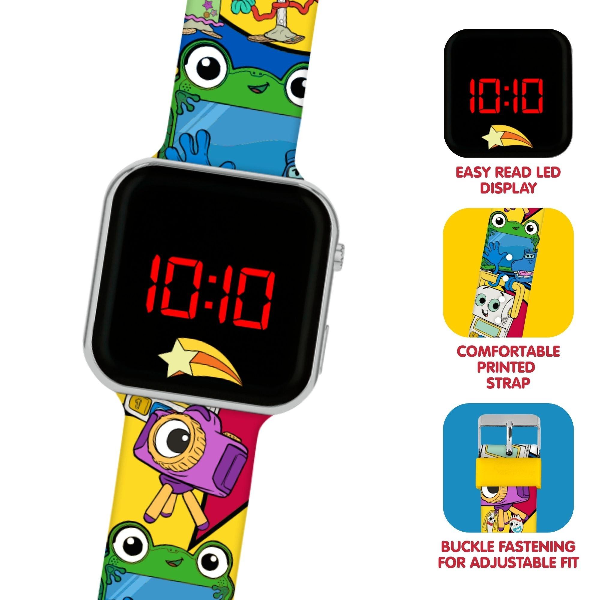 Blue - Toy Story - Toy Story 5 LED Silicone Strap Watch - 3