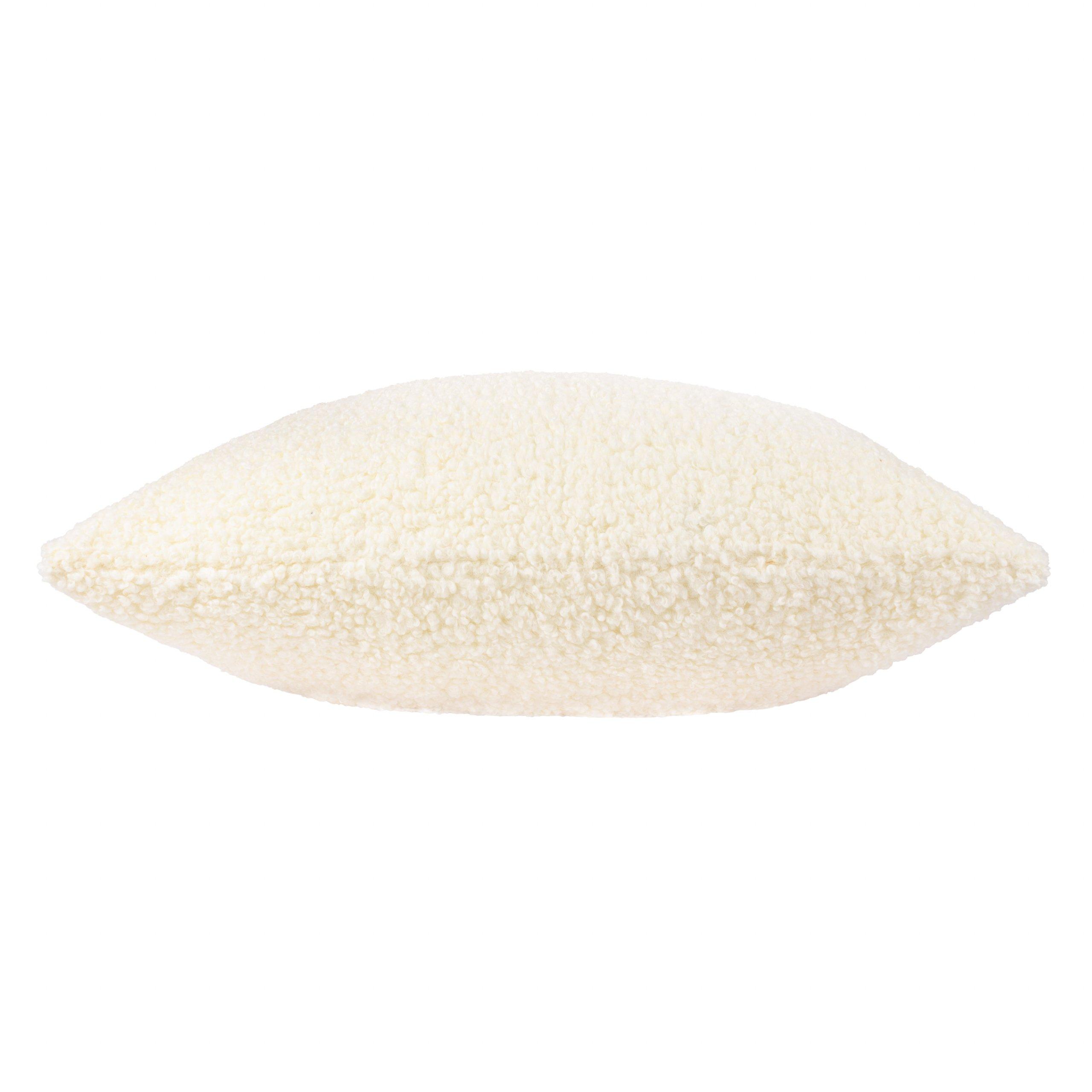 Ecru - Yard - Cabu Chunky Boucle Fibre Filled Cushion - 4