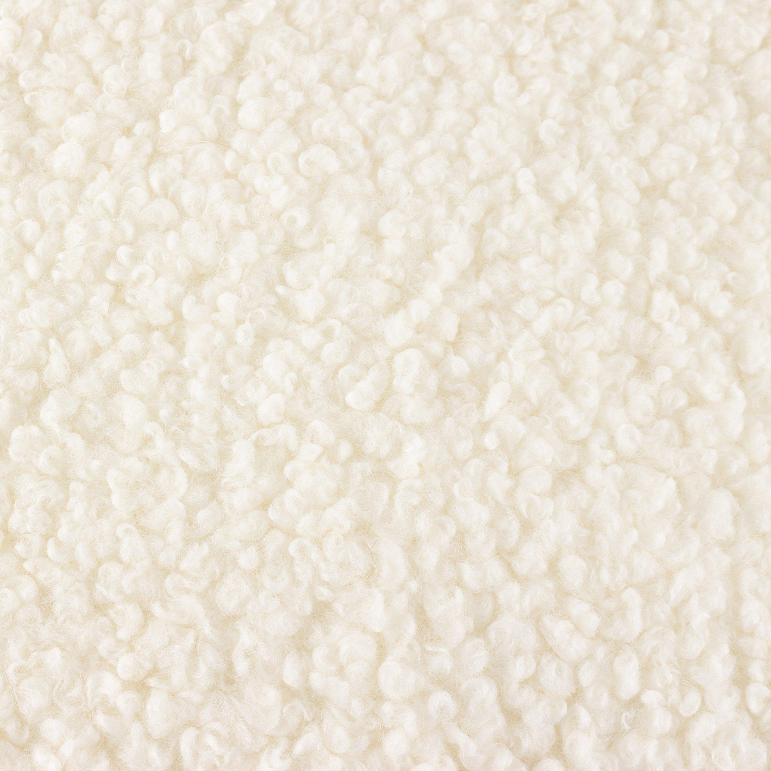 Ecru - Yard - Cabu Chunky Boucle Fibre Filled Cushion - 5