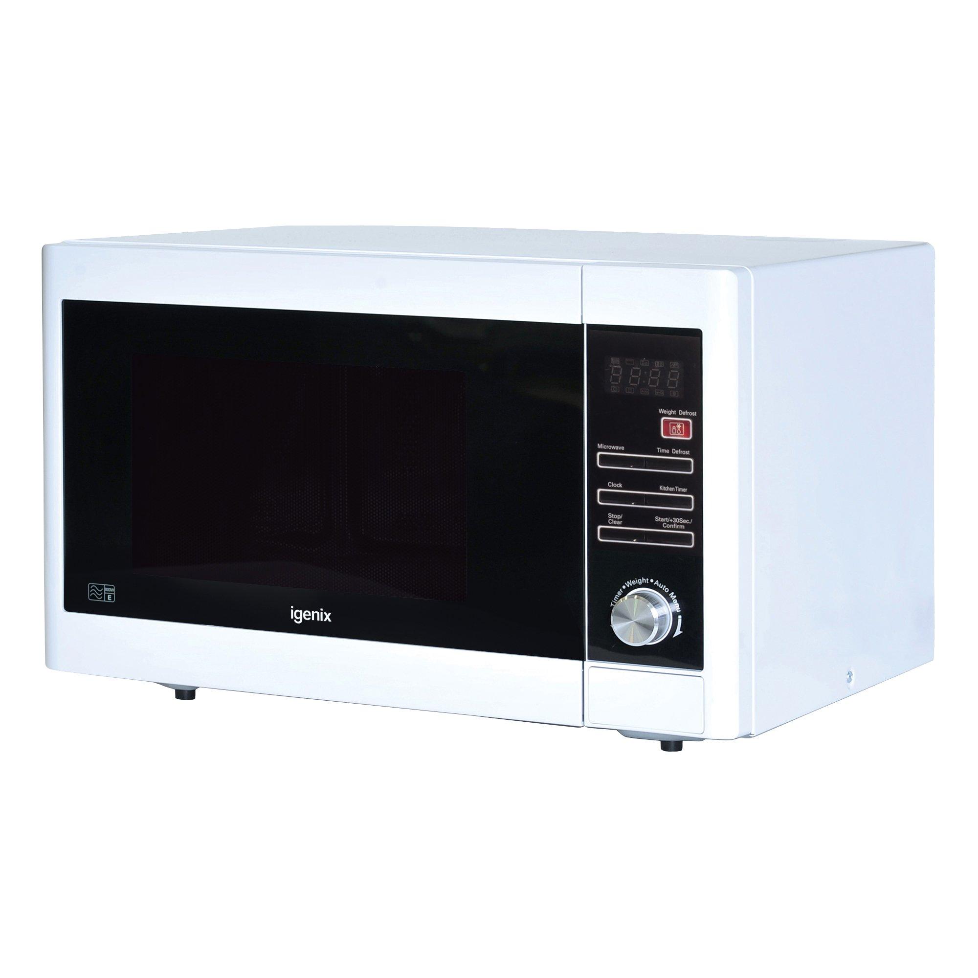 White - Igenix - IG3093 30 LITRE 900W DIGITAL MICROWAVE - 2