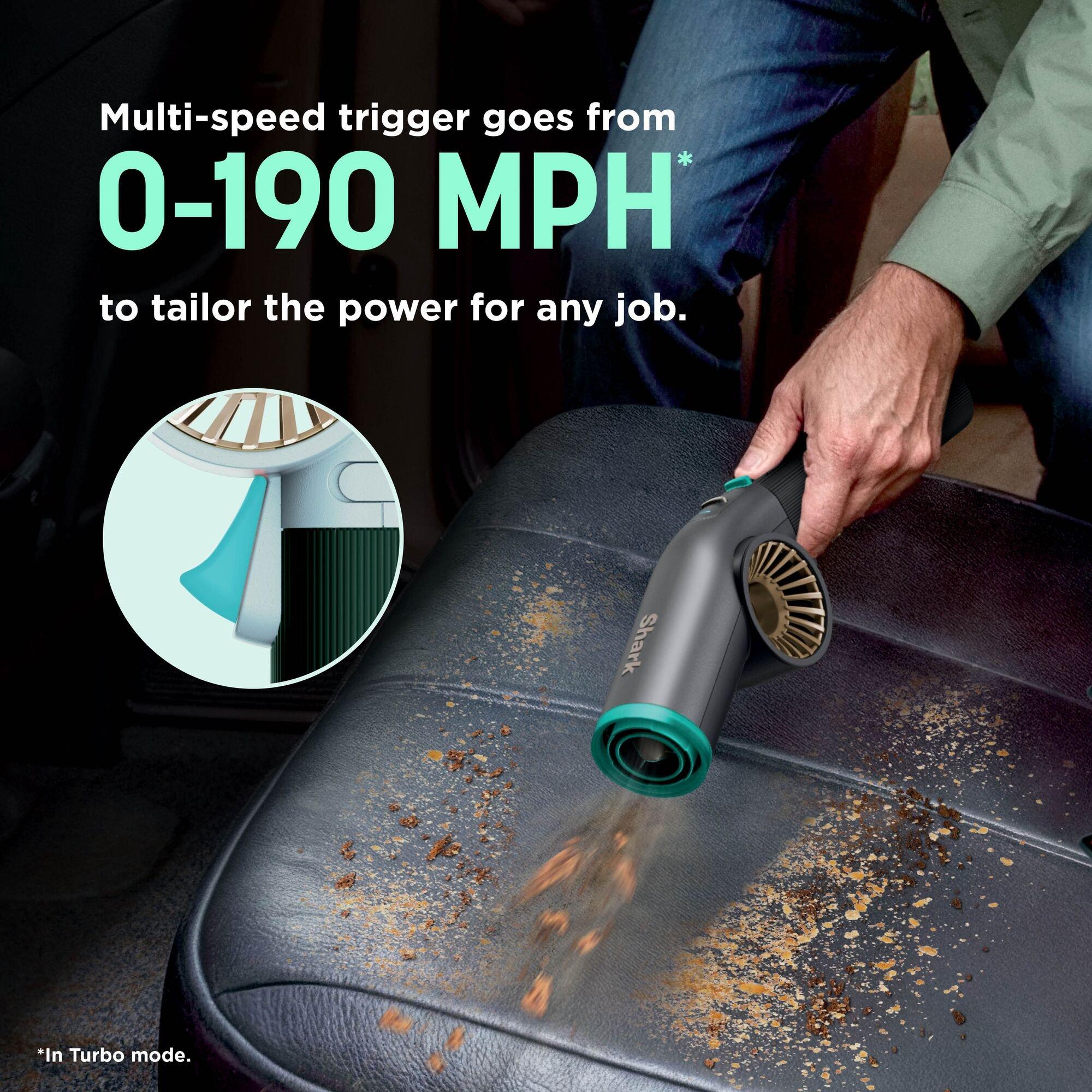Charcoal - Shark - BlastBoss™ All-in-One Cordless Handheld Blower - 4