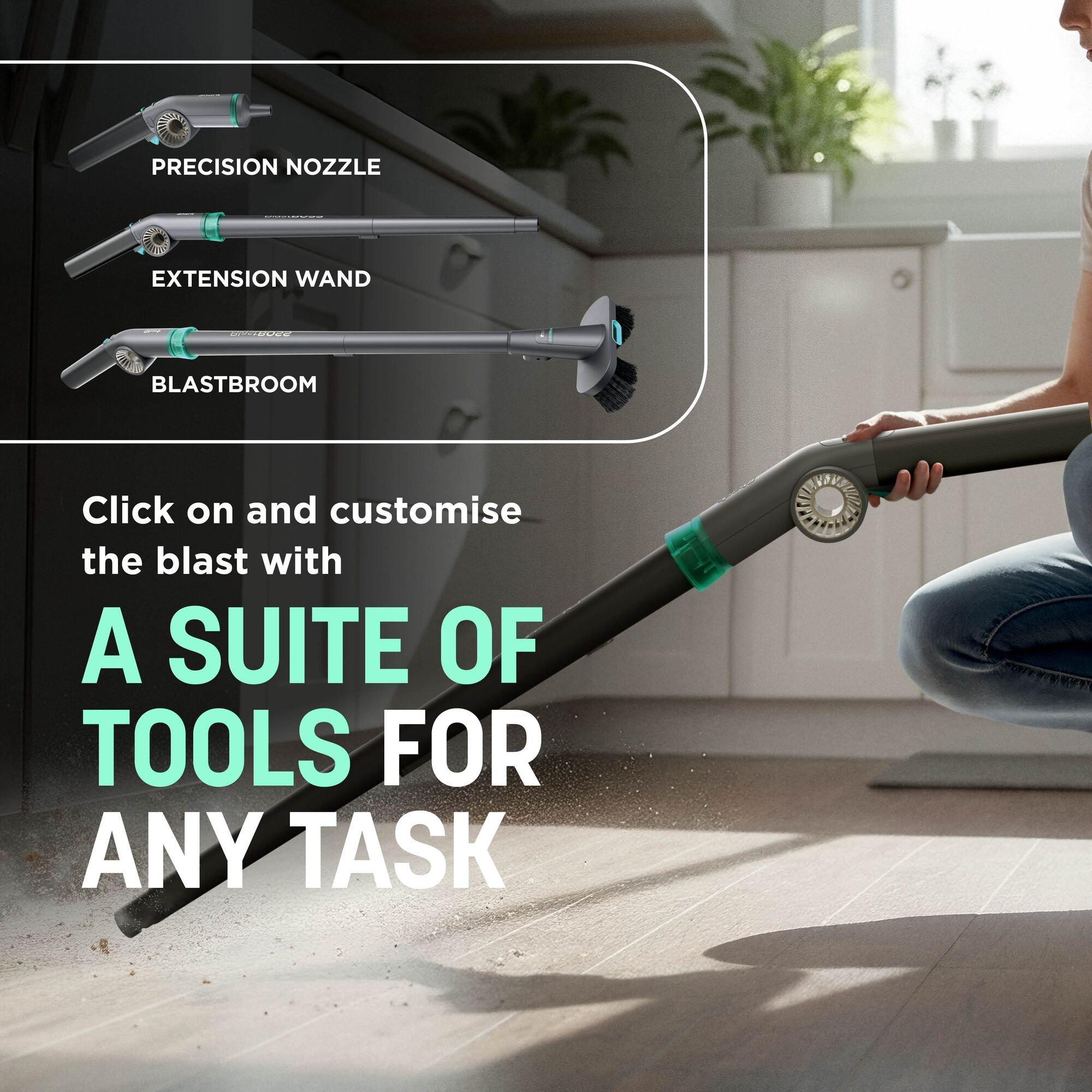 Charcoal - Shark - BlastBoss™ All-in-One Cordless Handheld Blower - 5