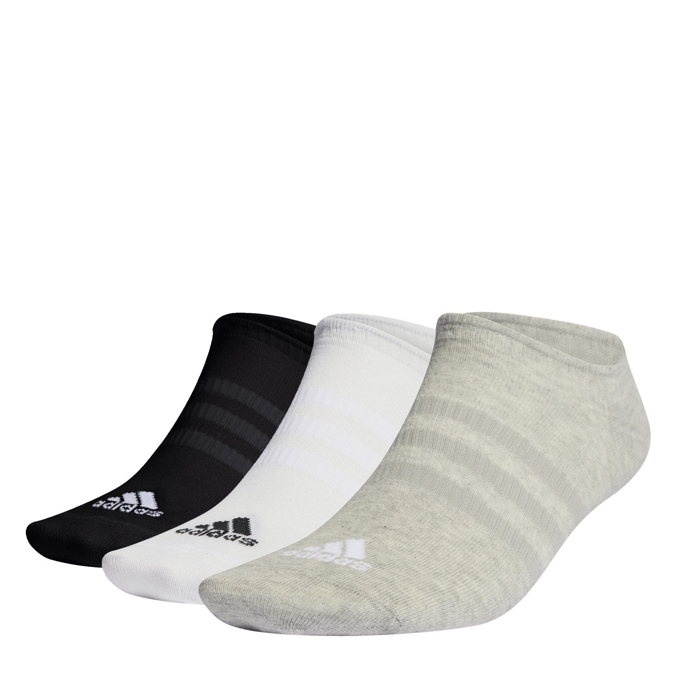 adidas Thin And Light No Show Socks 3 Pack