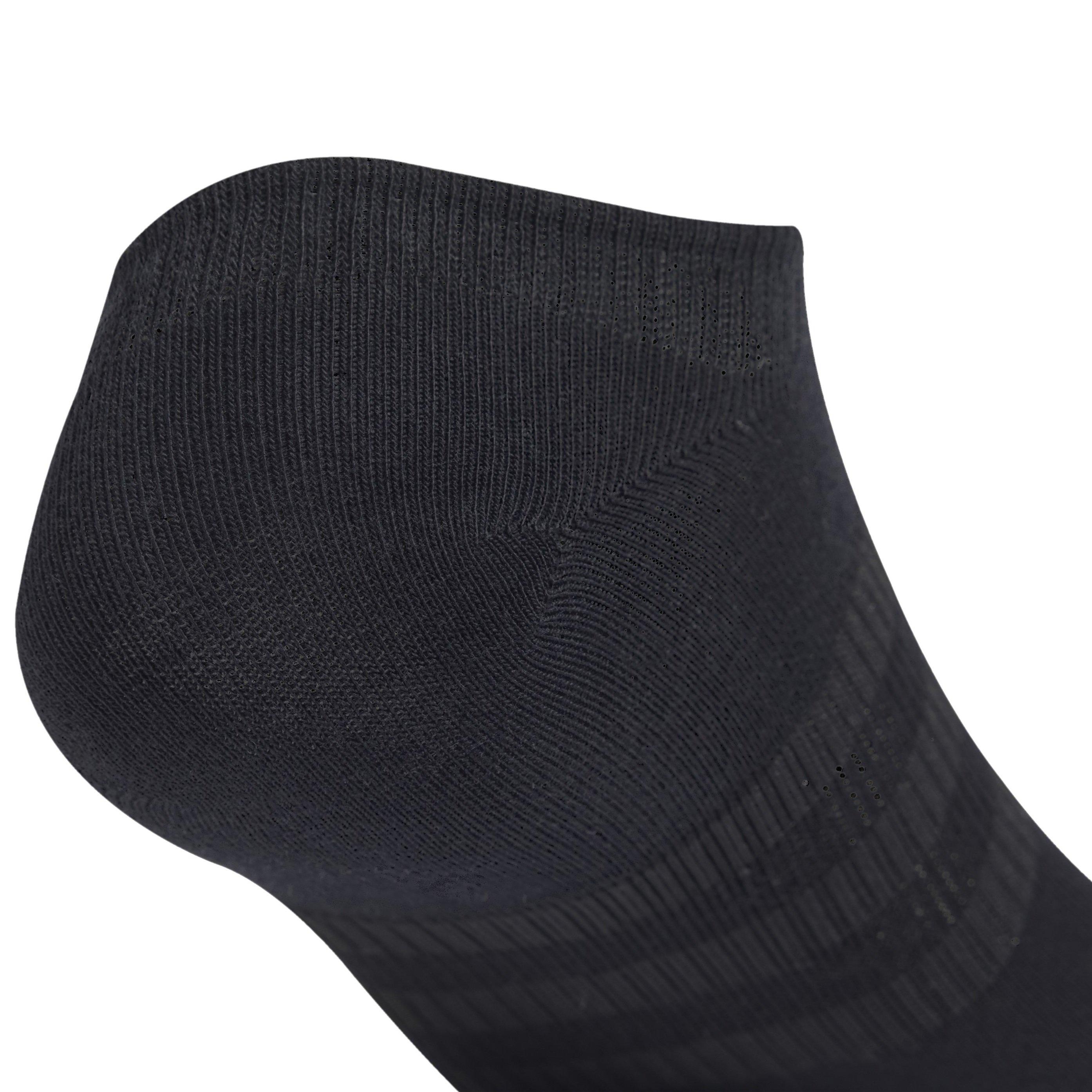 Black/White - adidas - Thin And Light No Show Socks 3 Pack - 5