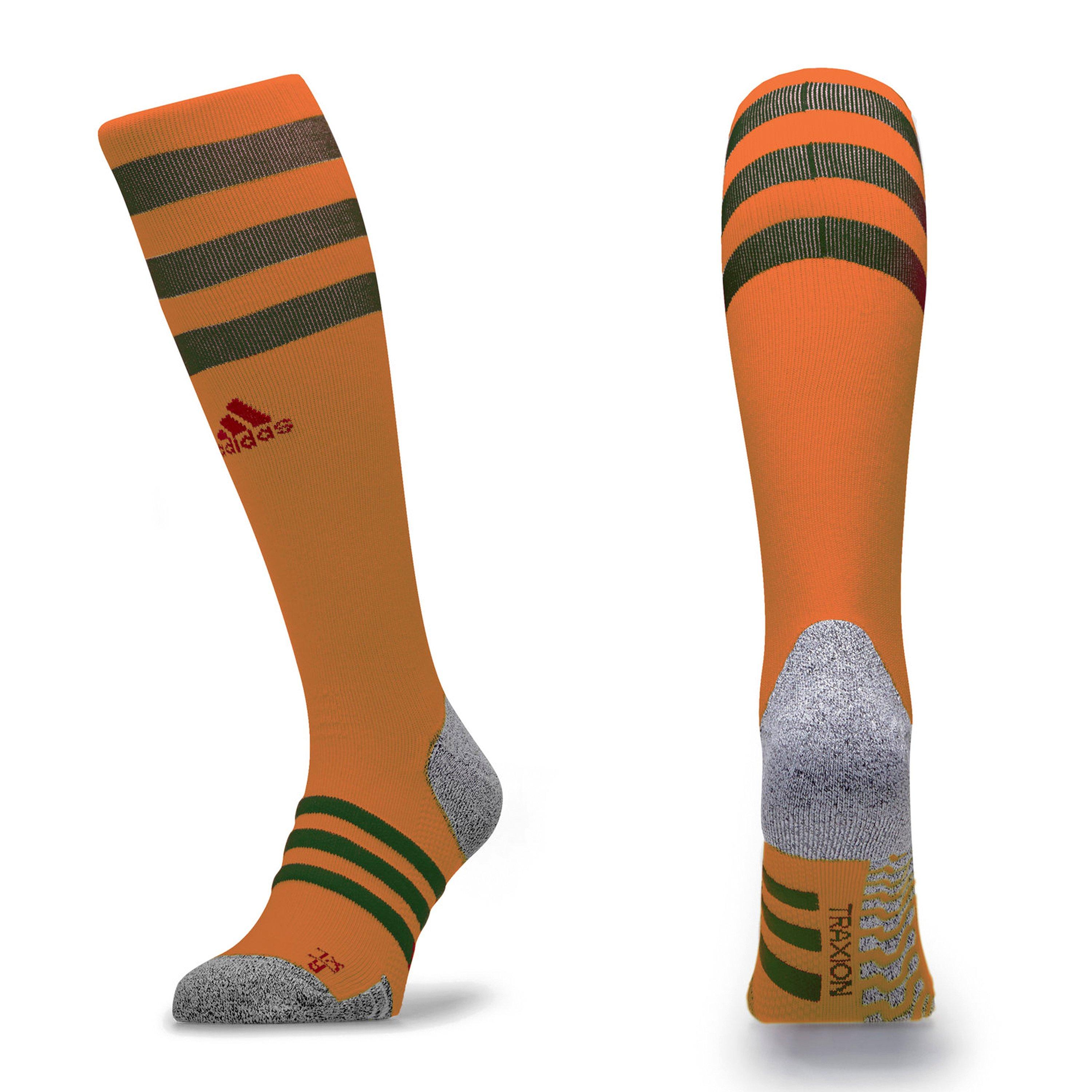 Arancione/Oliva - adidas - Rugby Socks Mens