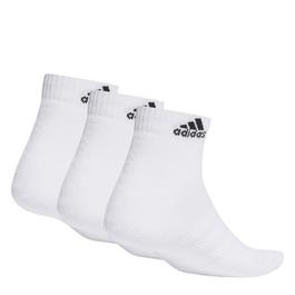 adidas 3 Pack Cushioned Sportwear Ankle Socks