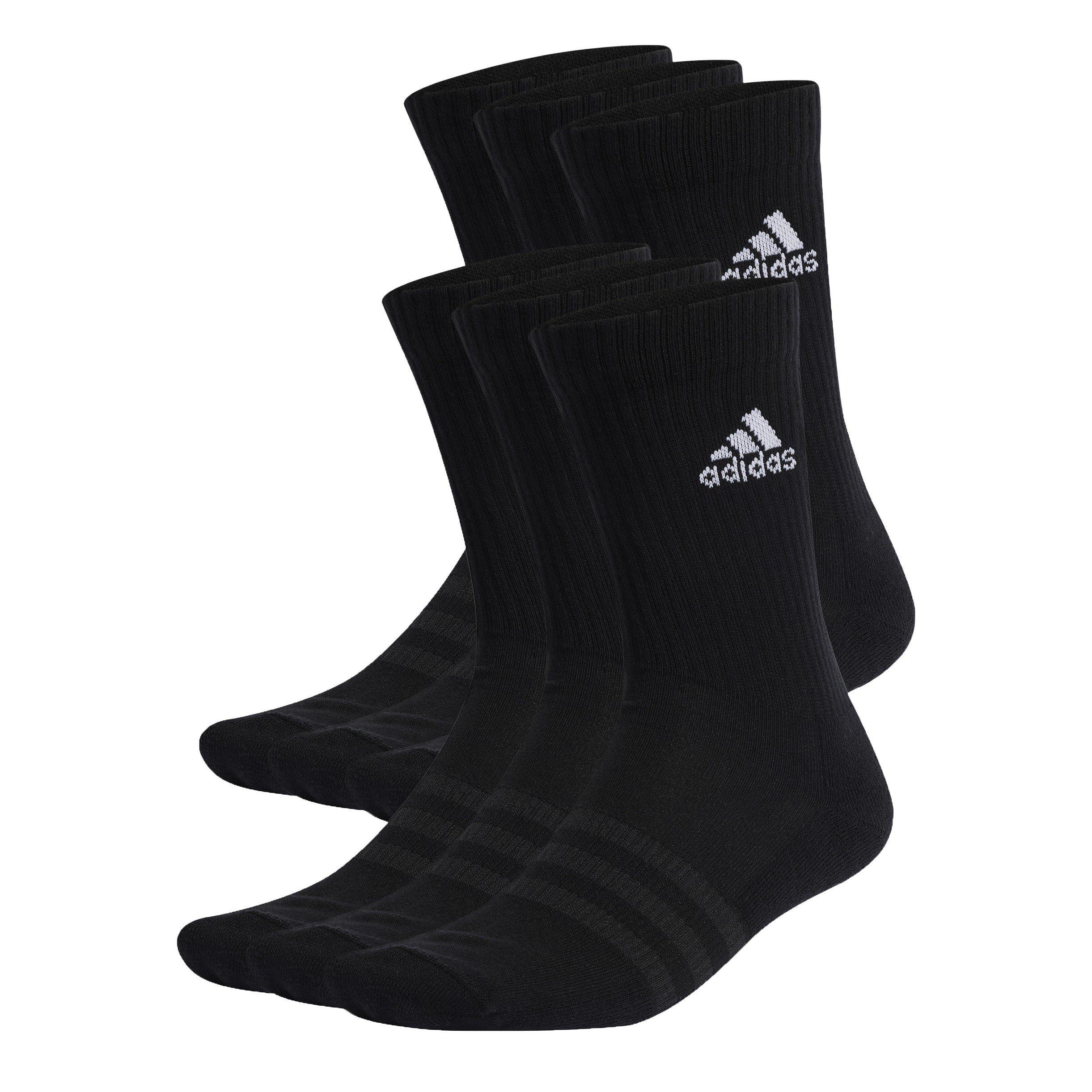BLACK/WHITE - adidas - Adults Crew Socks