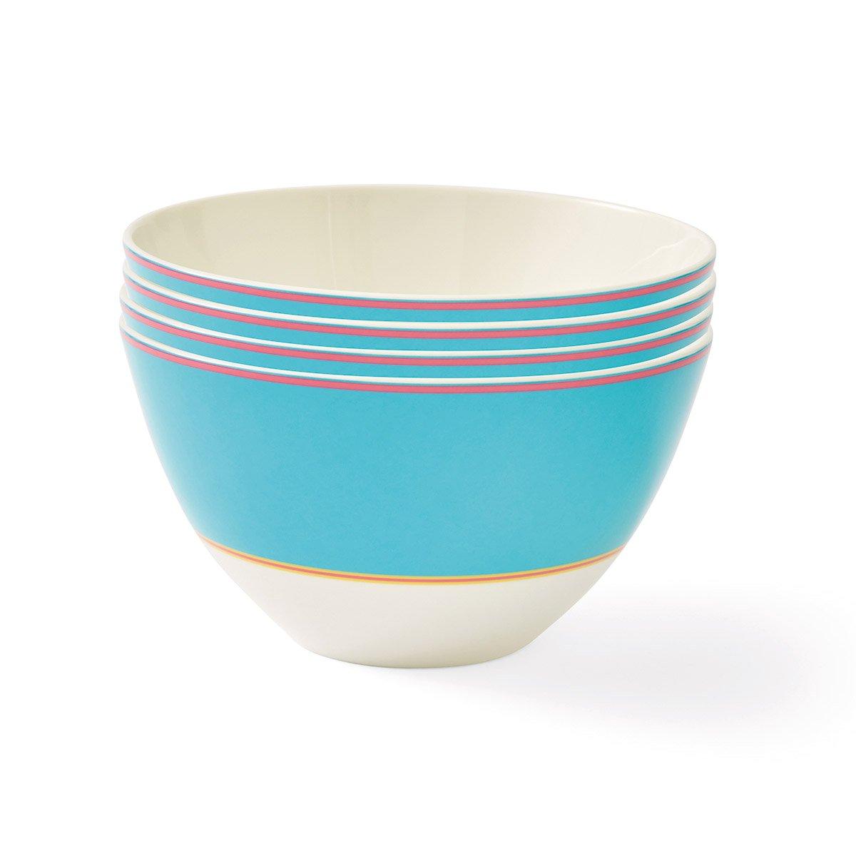 Blue - Spode Kit Kemp - Kit Kemp Calypso  4 Turquoise Bowls - 2
