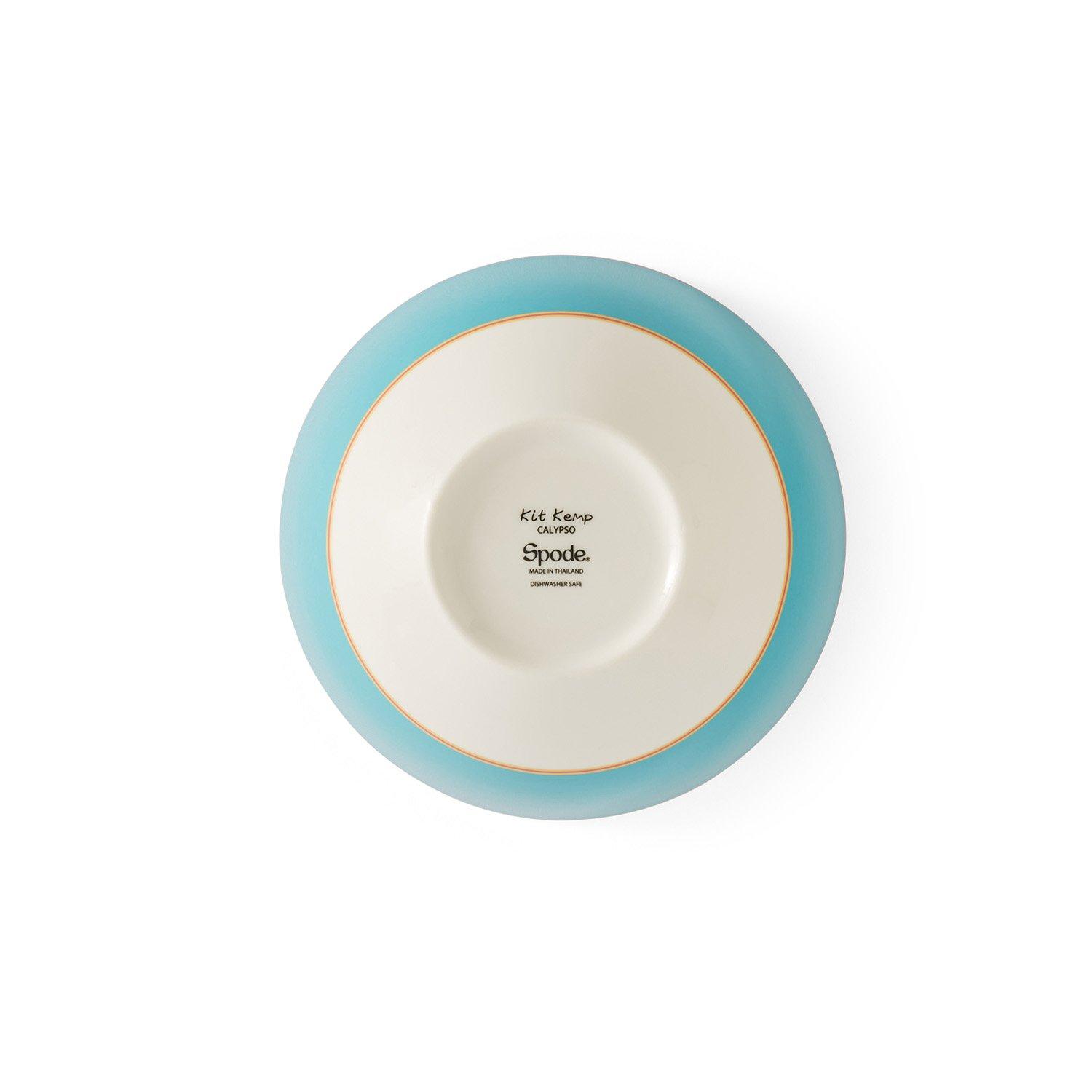 Blue - Spode Kit Kemp - Kit Kemp Calypso  4 Turquoise Bowls - 6