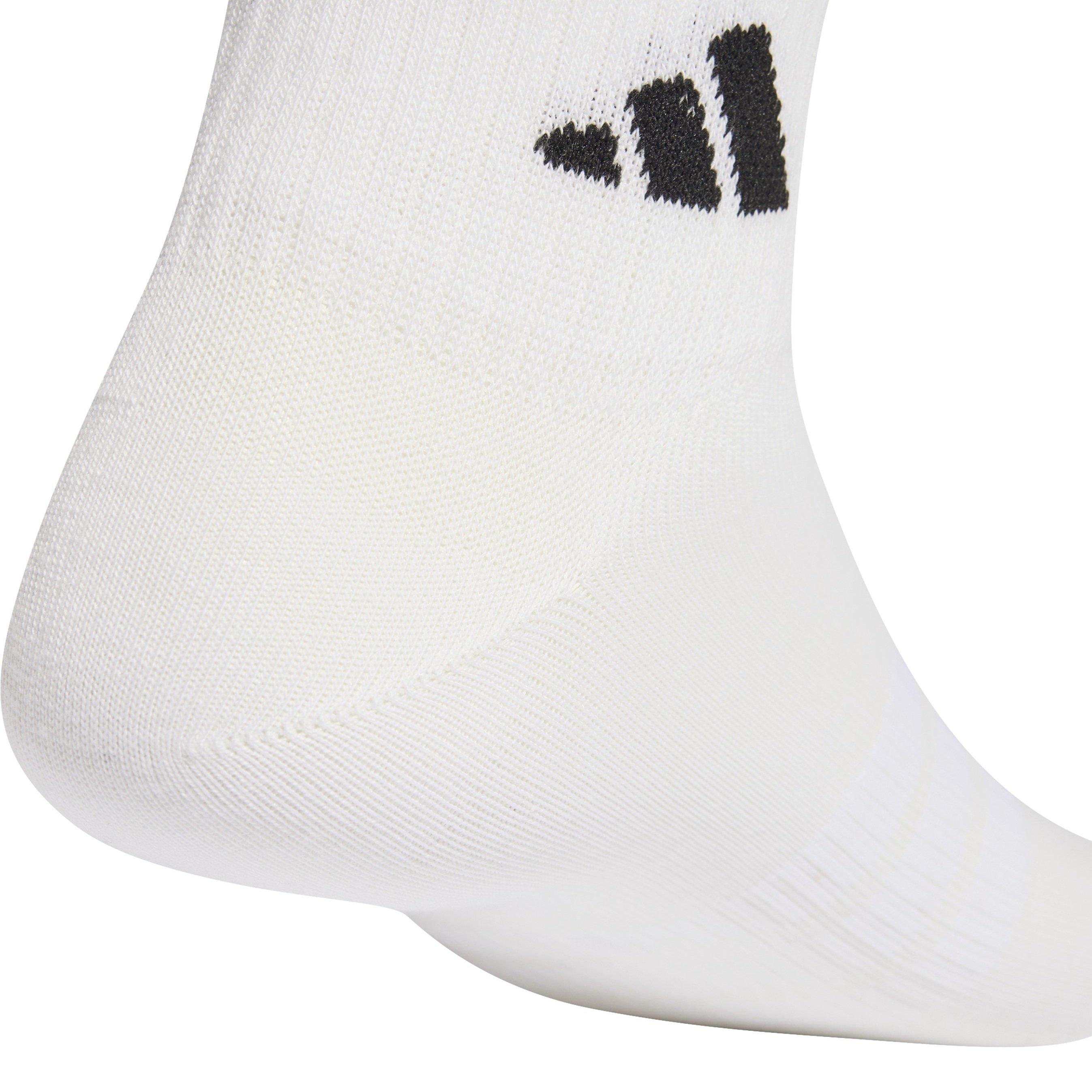 Hvid/Sort - adidas - Thin And Light Ankle Socks 3 Pairs - 4