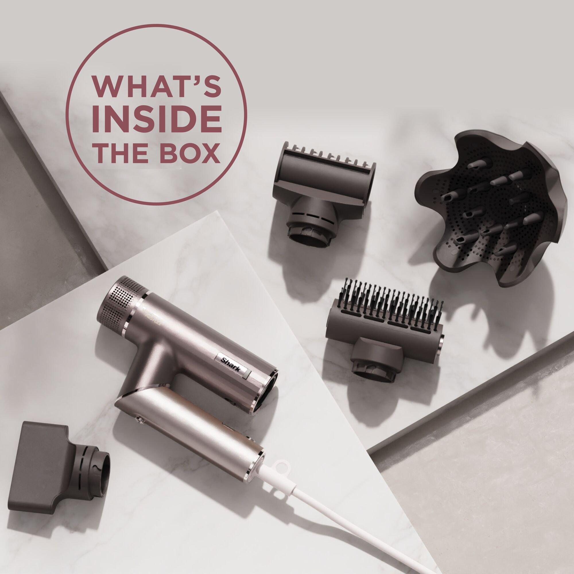 Mocha Silver - Shark - SpeedStyle ProFLEX 4-in-1 High-Velocity Hair Dryer - 8