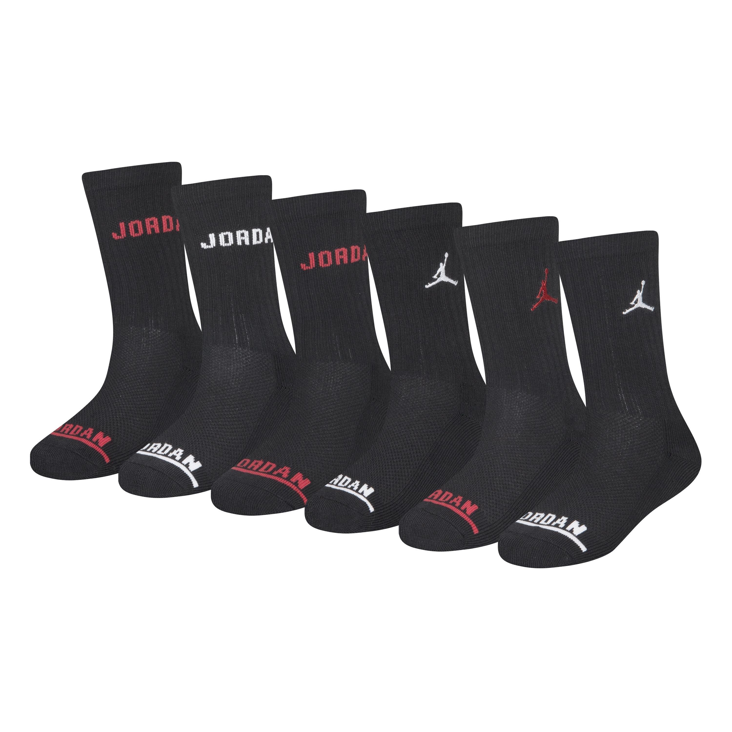 Black - Air Jordan - Kids' Legend Crew Socks - 1