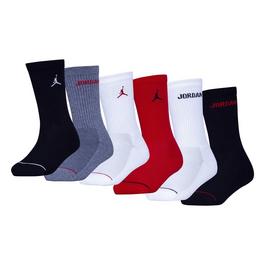 Air Jordan Legend Crew 6Pk Sock Juniors