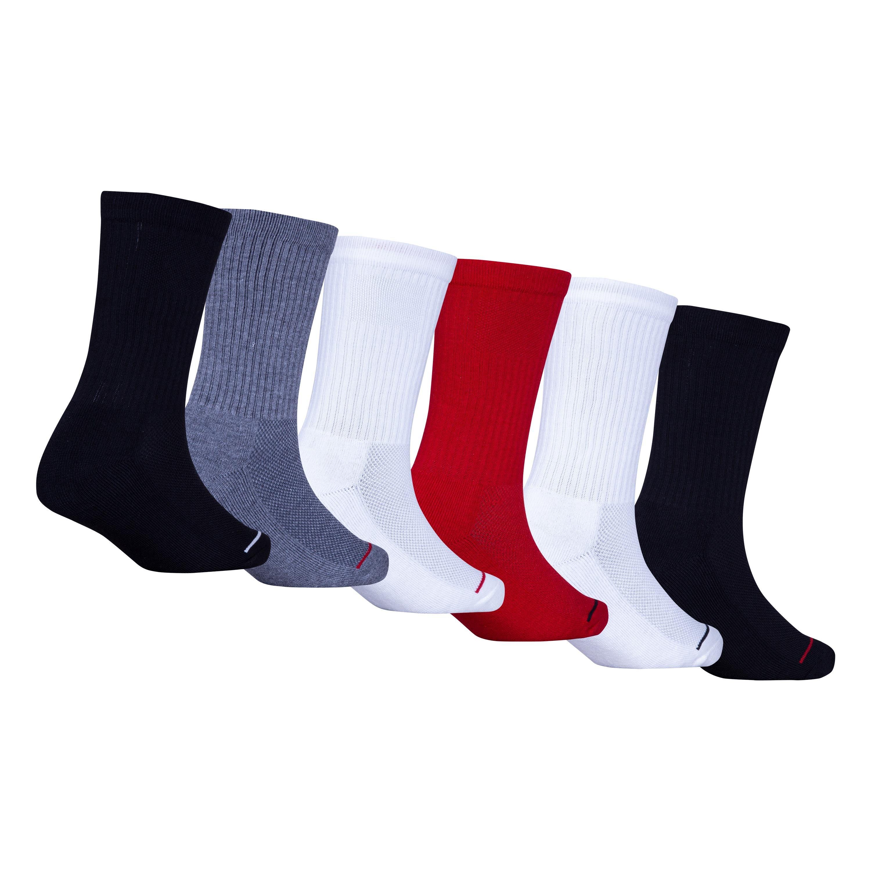 Rojo/Negro/Blanco - Air Jordan - Kids' Legend Crew Socks - 2