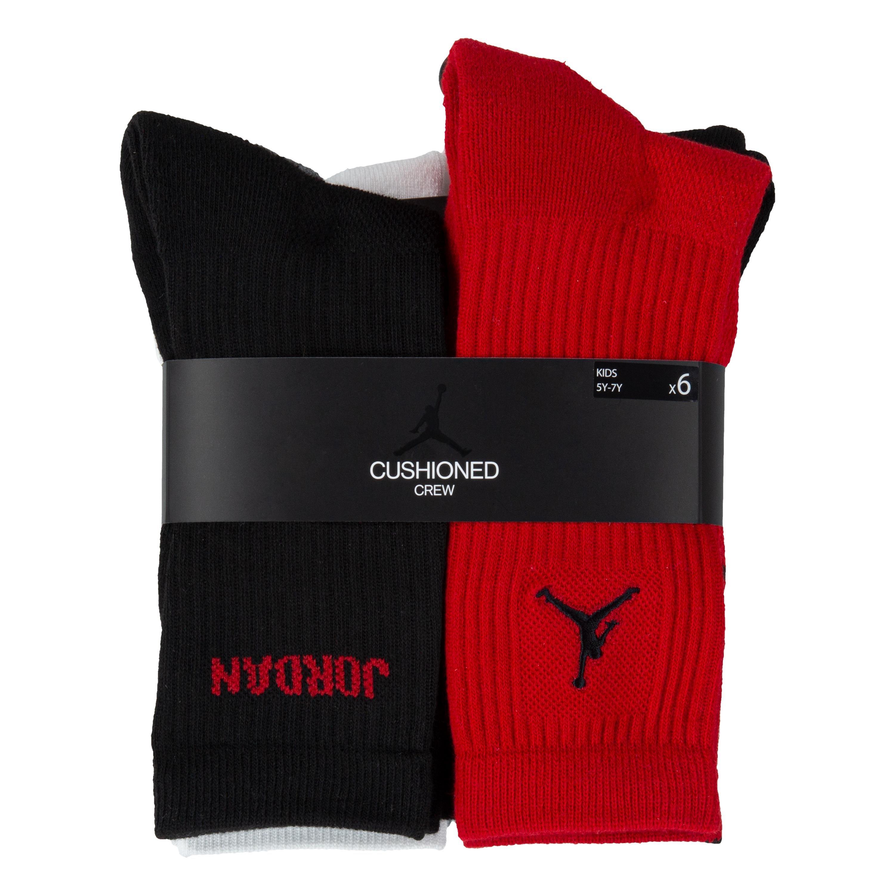 Rojo/Negro/Blanco - Air Jordan - Kids' Legend Crew Socks - 3