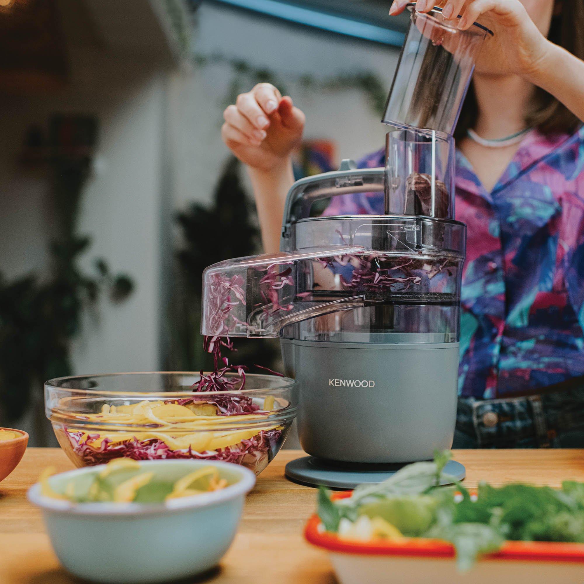 Grey - Kenwood - KW2130 650W 1.3L MultiPro Go  Super Compact Food P - 6