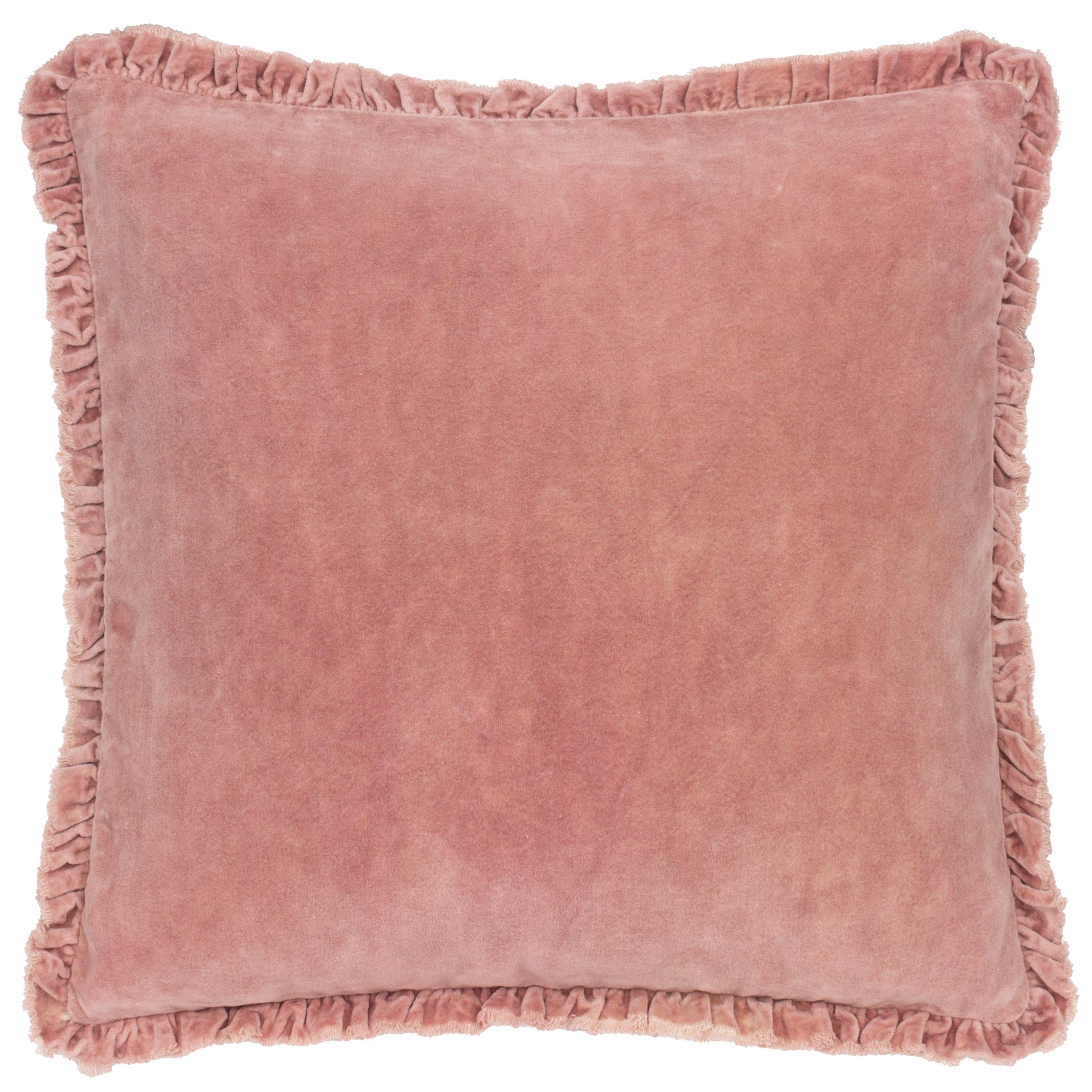 Rosewood - Yard - Bertie Cotton Velvet Feather Filled Cushion - 1