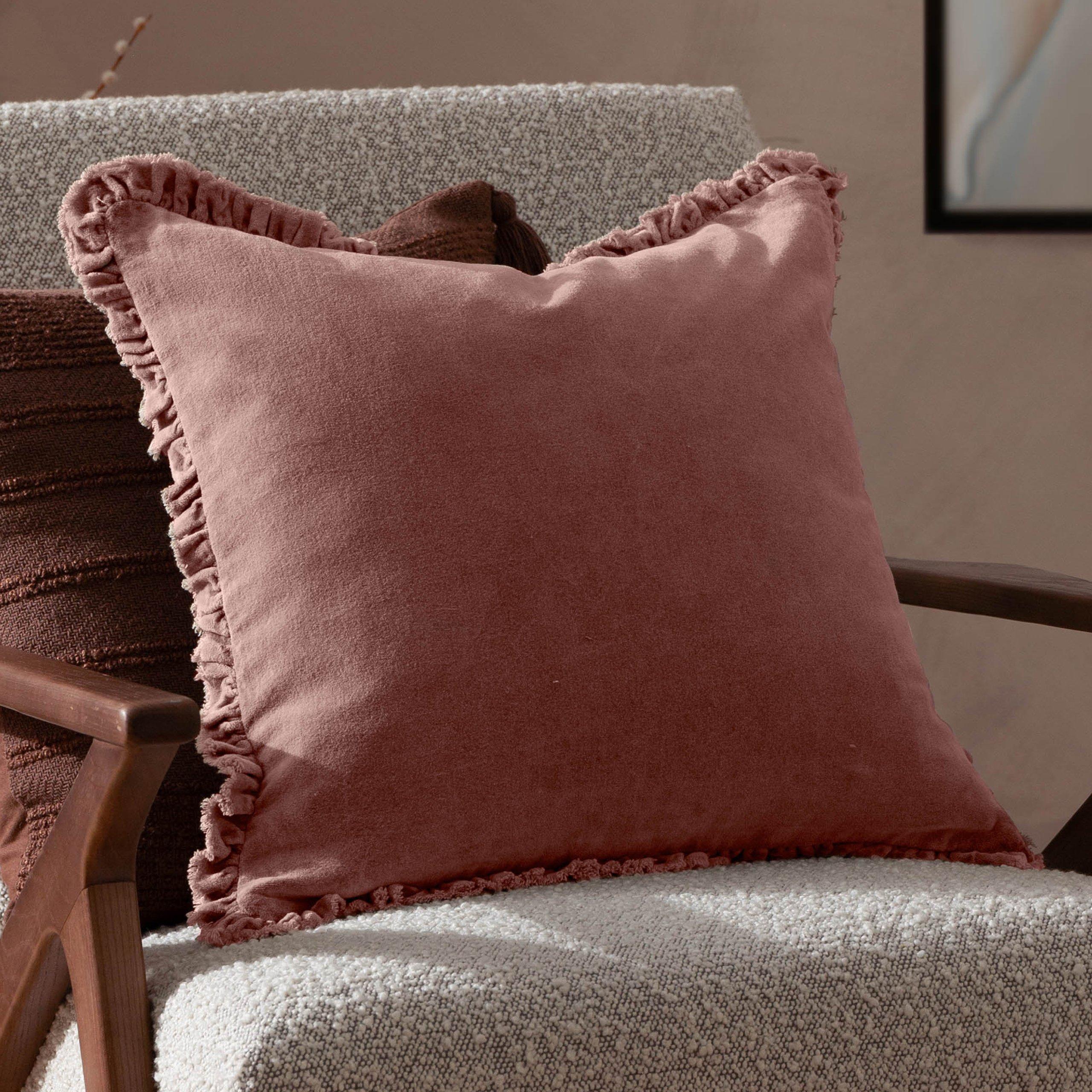 Rosewood - Yard - Bertie Cotton Velvet Feather Filled Cushion - 2
