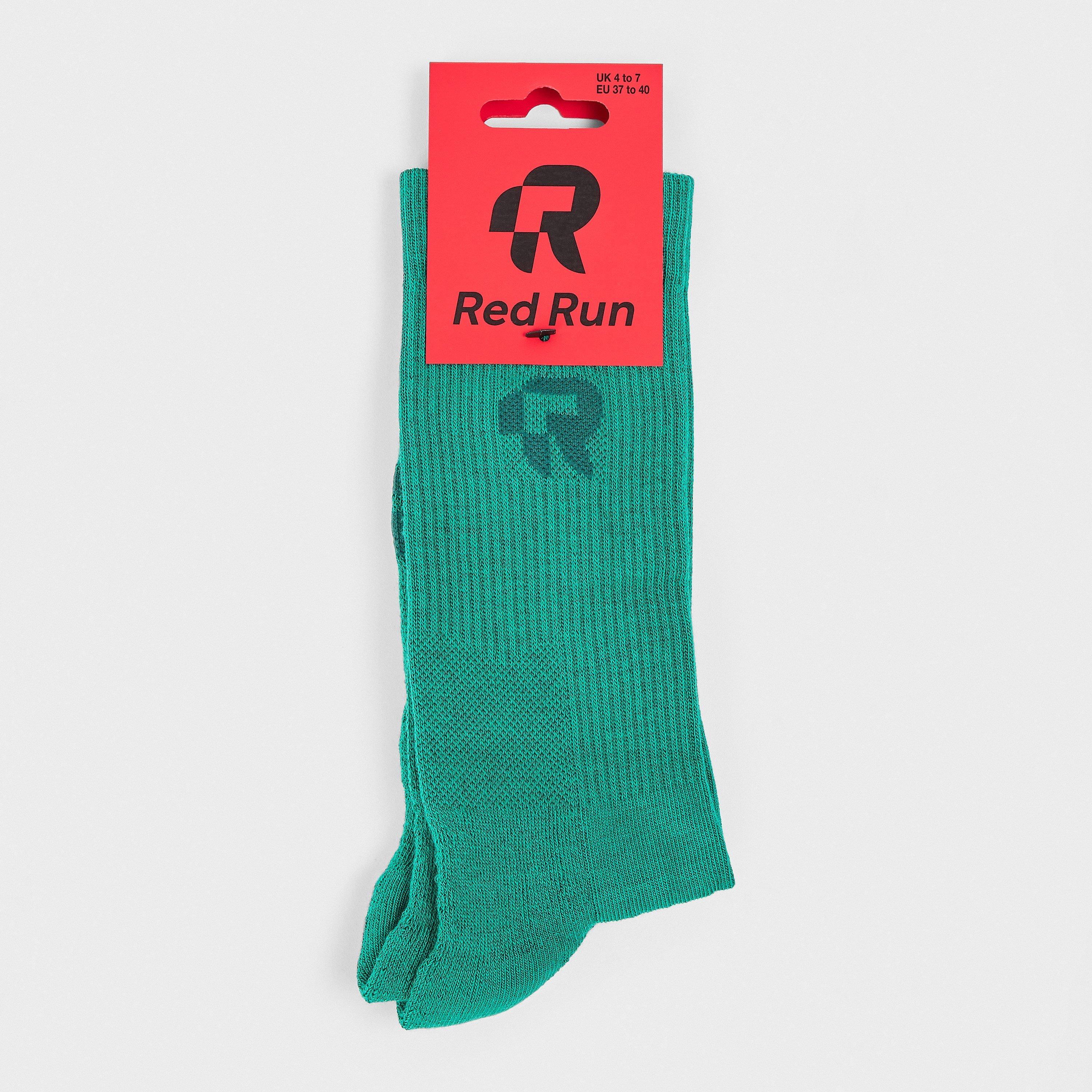 Mint - Red Run - Sport Sock - Verdant - 2