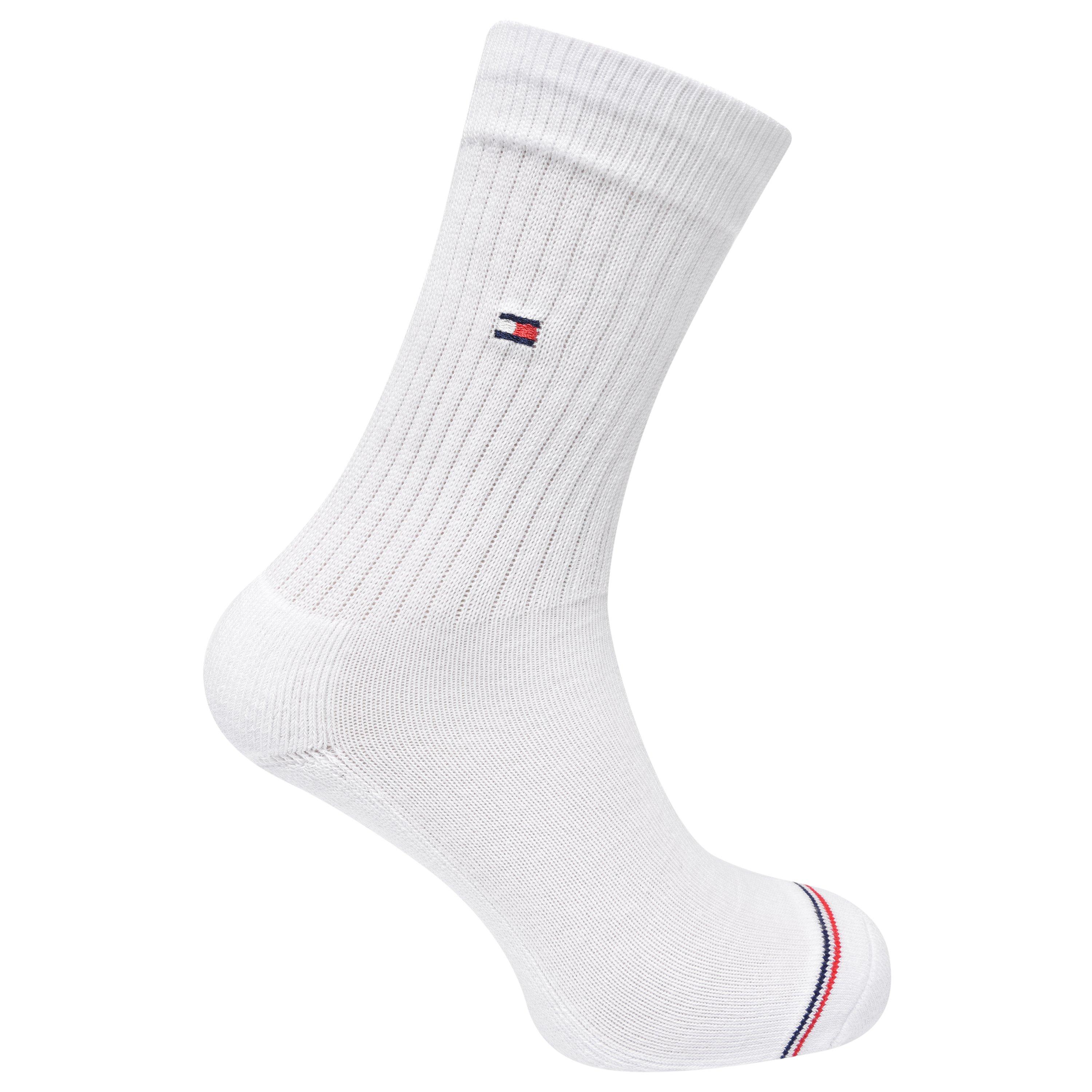 Bianco - Tommy Hilfiger - Hilfiger Bodywear Sports 3 Pack Mens Crew Socks - 2
