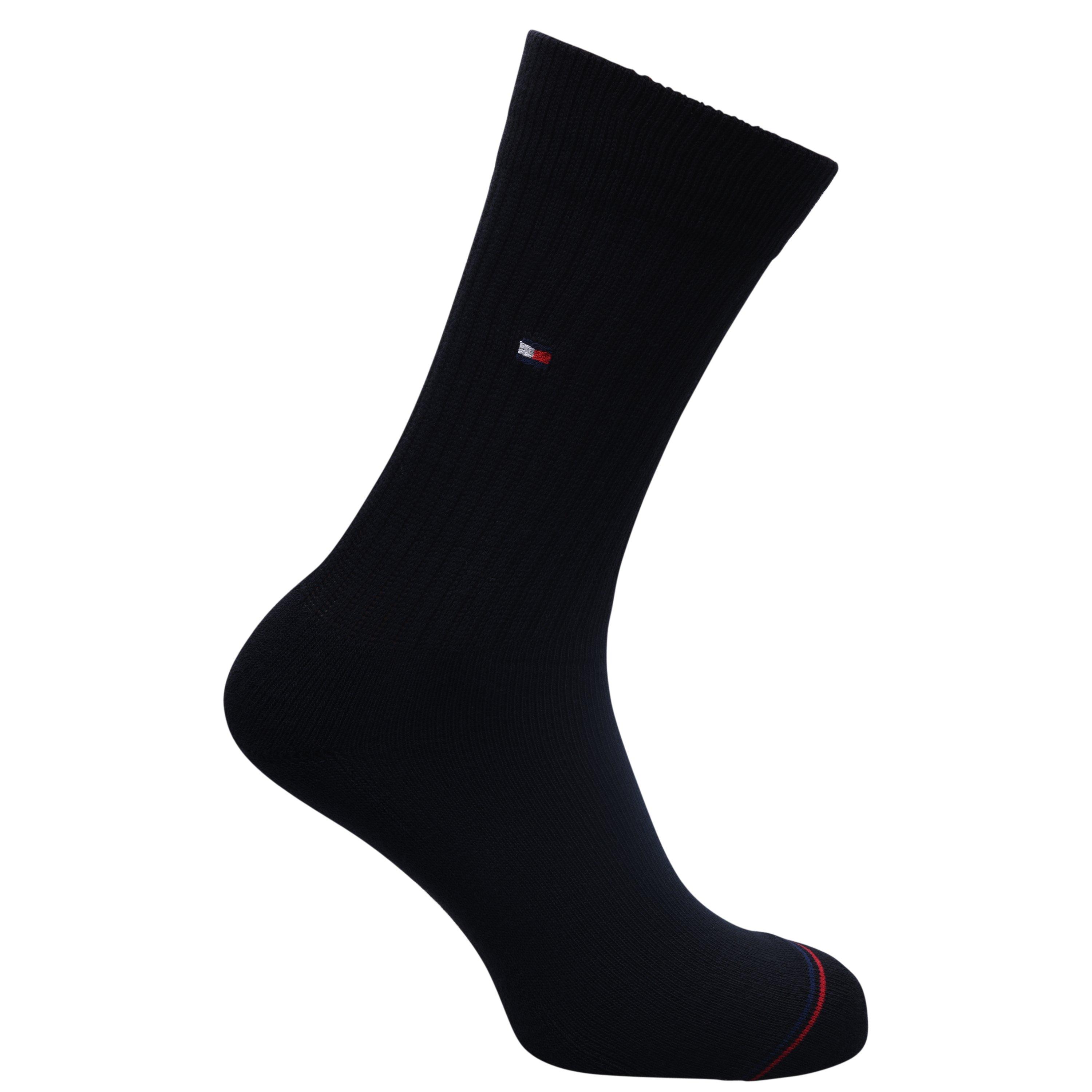 Black - Tommy Hilfiger - Bodywear Sports 3 Pack Mens Crew Socks - 2
