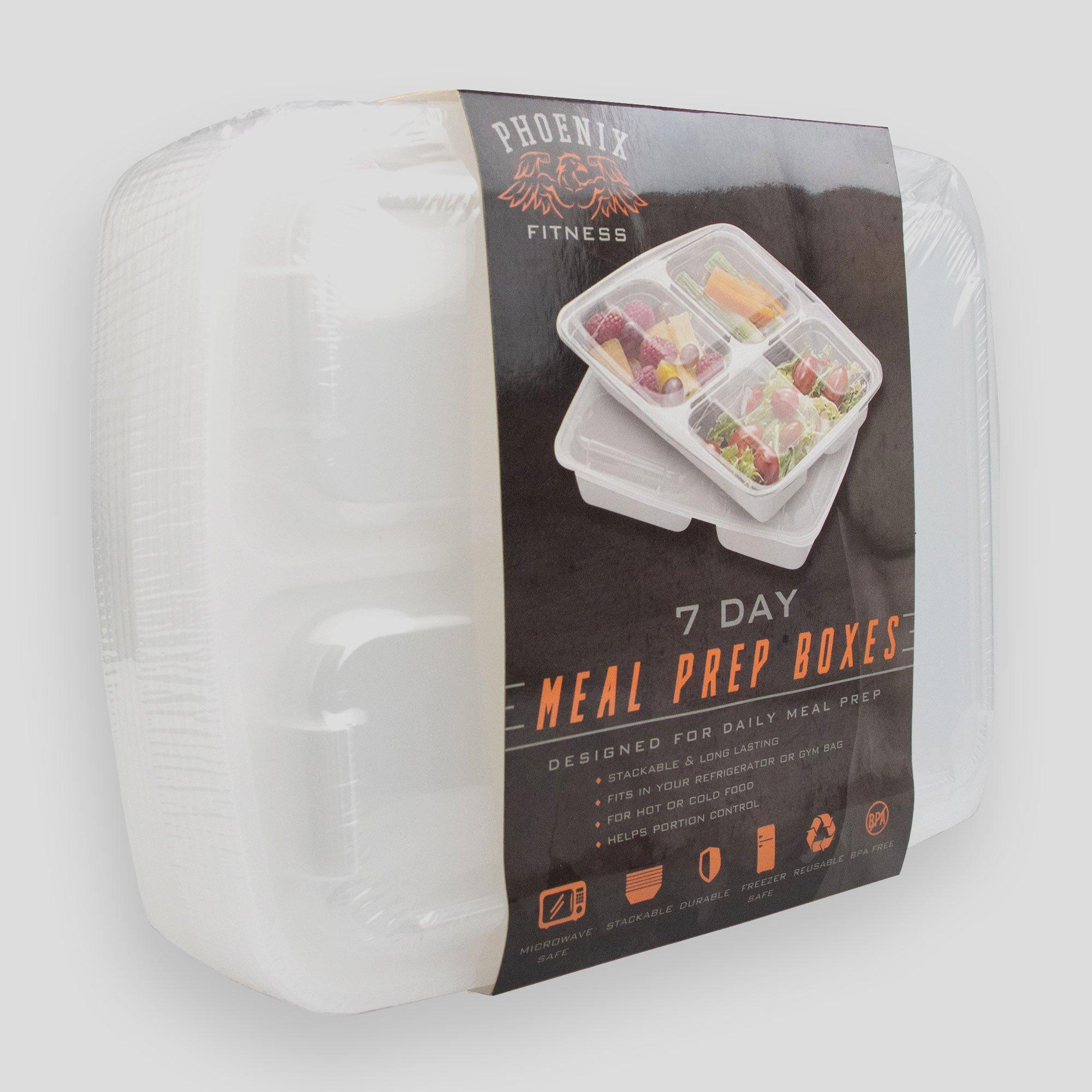 Clear - Phoenix Fitness - Phoenix Fitness 7 Day Meal Prep Food Storage Conta - 4