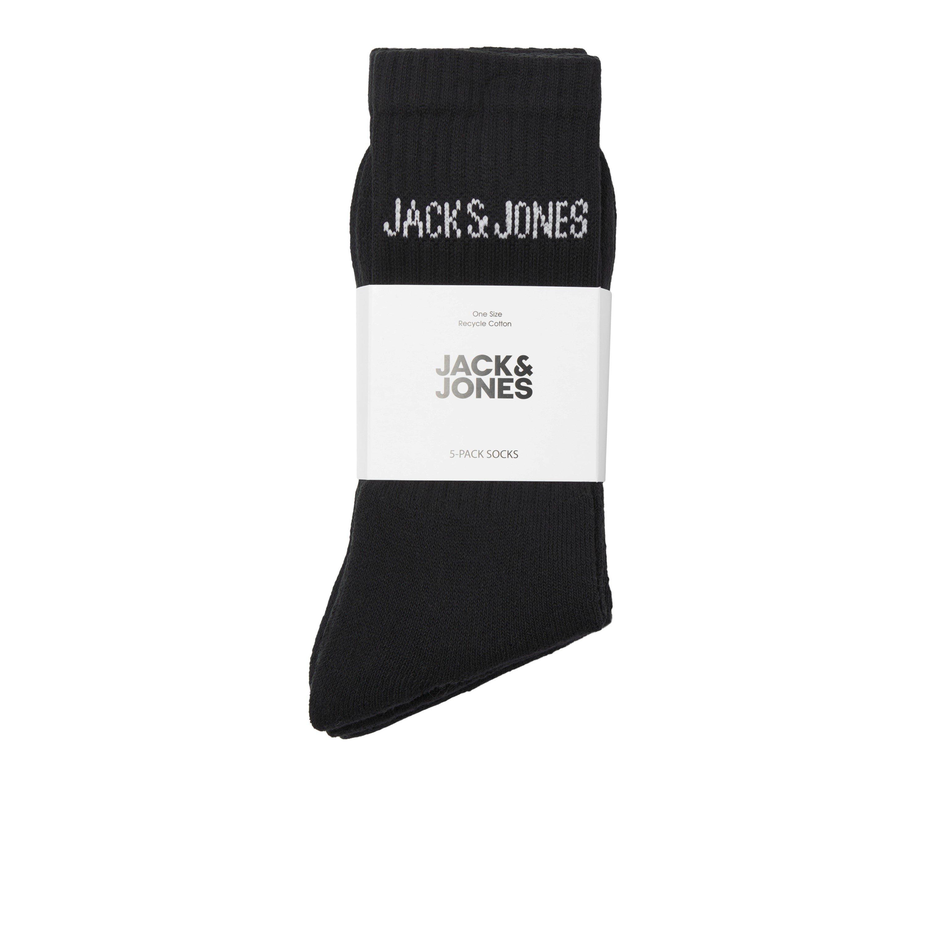 Black - Jack and Jones - Regen 5-Pack Socks Childens - 3