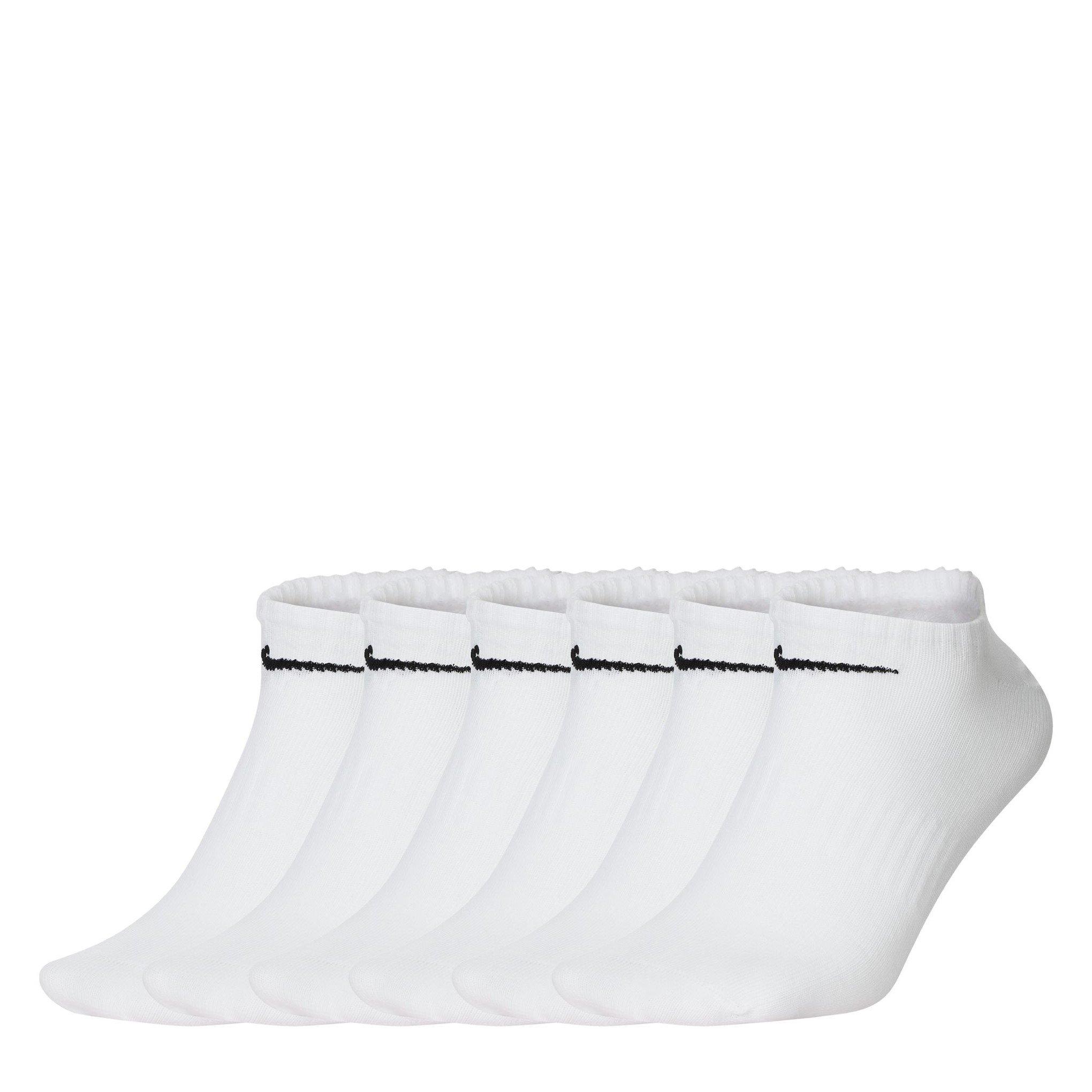 Bijelo/Crno - Nike - Everyday Lightweight Training No-Show Socks (6 Pairs) - 2