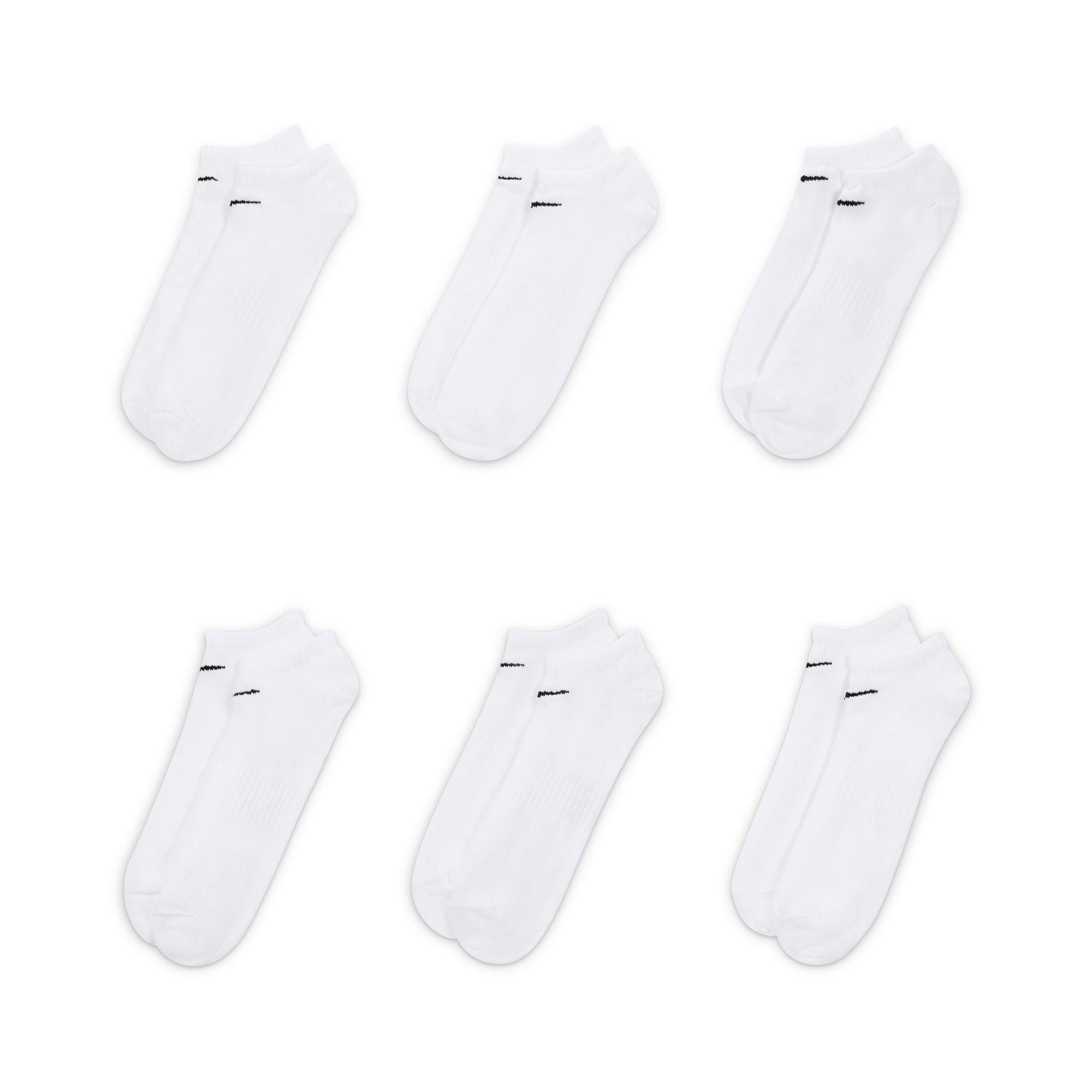 Bijelo/Crno - Nike - Everyday Lightweight Training No-Show Socks (6 Pairs) - 4