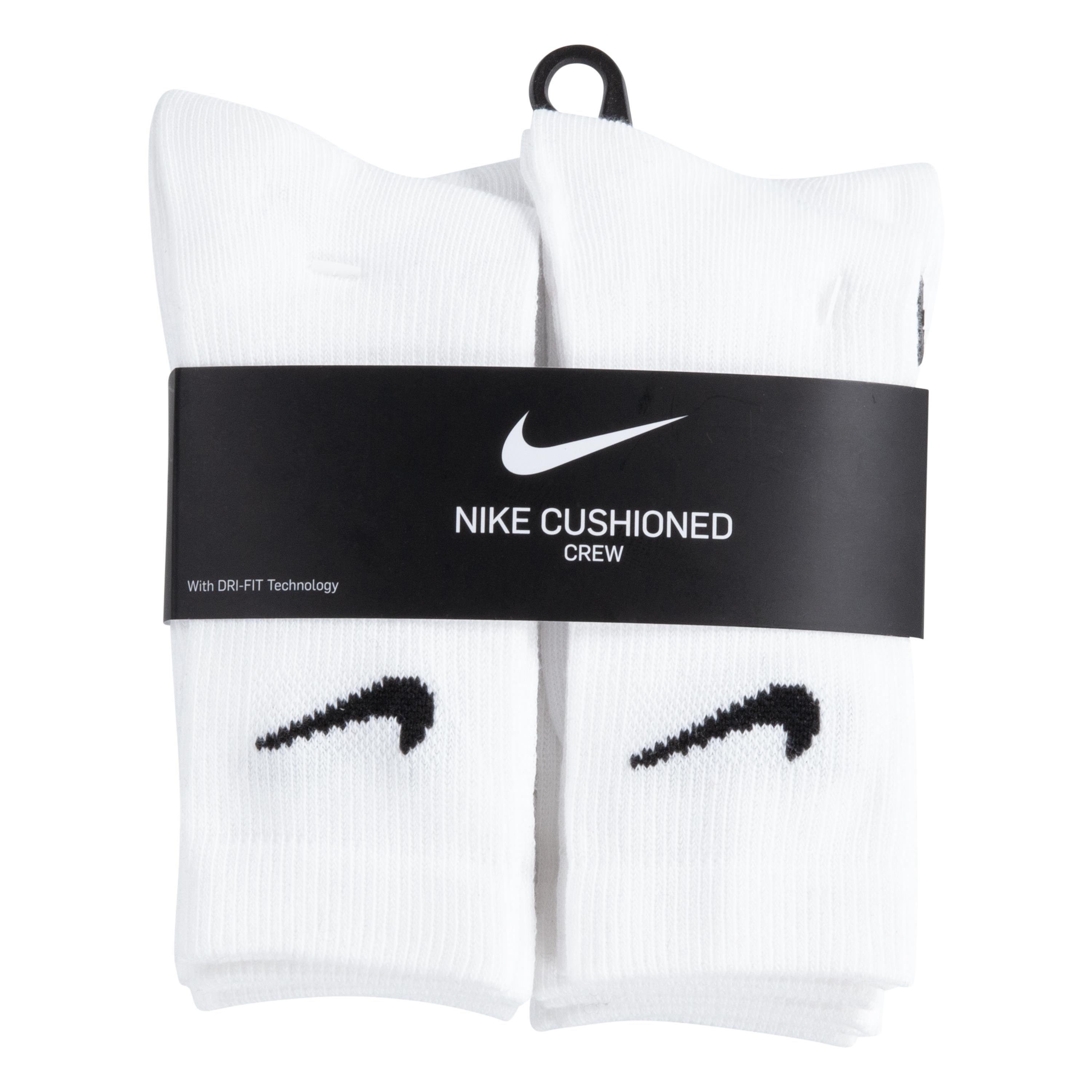 nike socks black 6 pack
