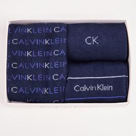 Calvin Klein 3 Pack All Over Print Crew Socks Mens