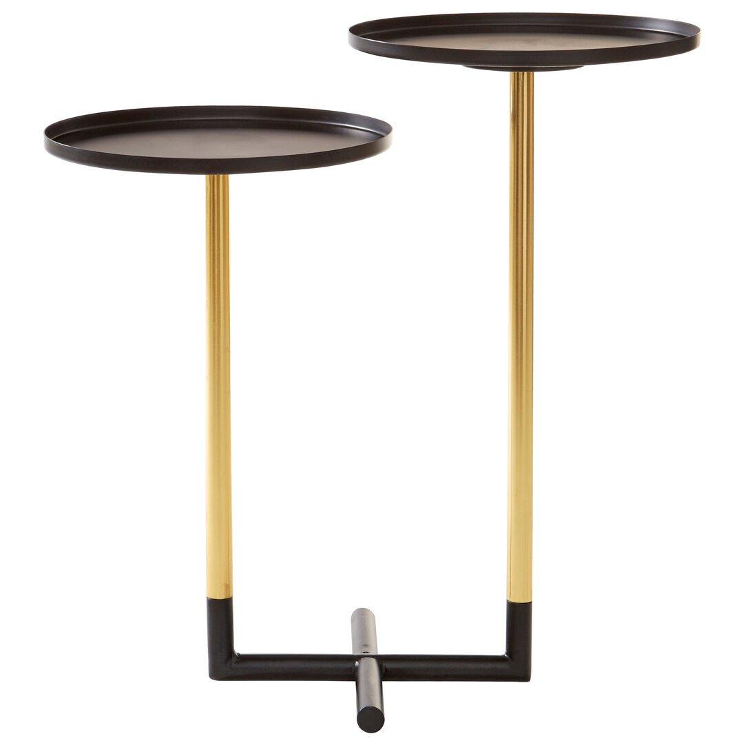 Black - Interiors by Premier - Halle Duplex Side Table - 1