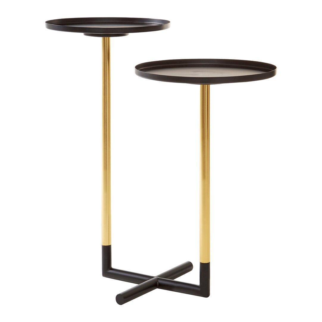 Black - Interiors by Premier - Halle Duplex Side Table - 3