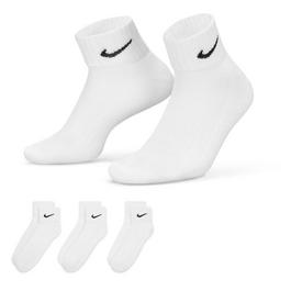 Nike Three Pack Quarter Socks Mens