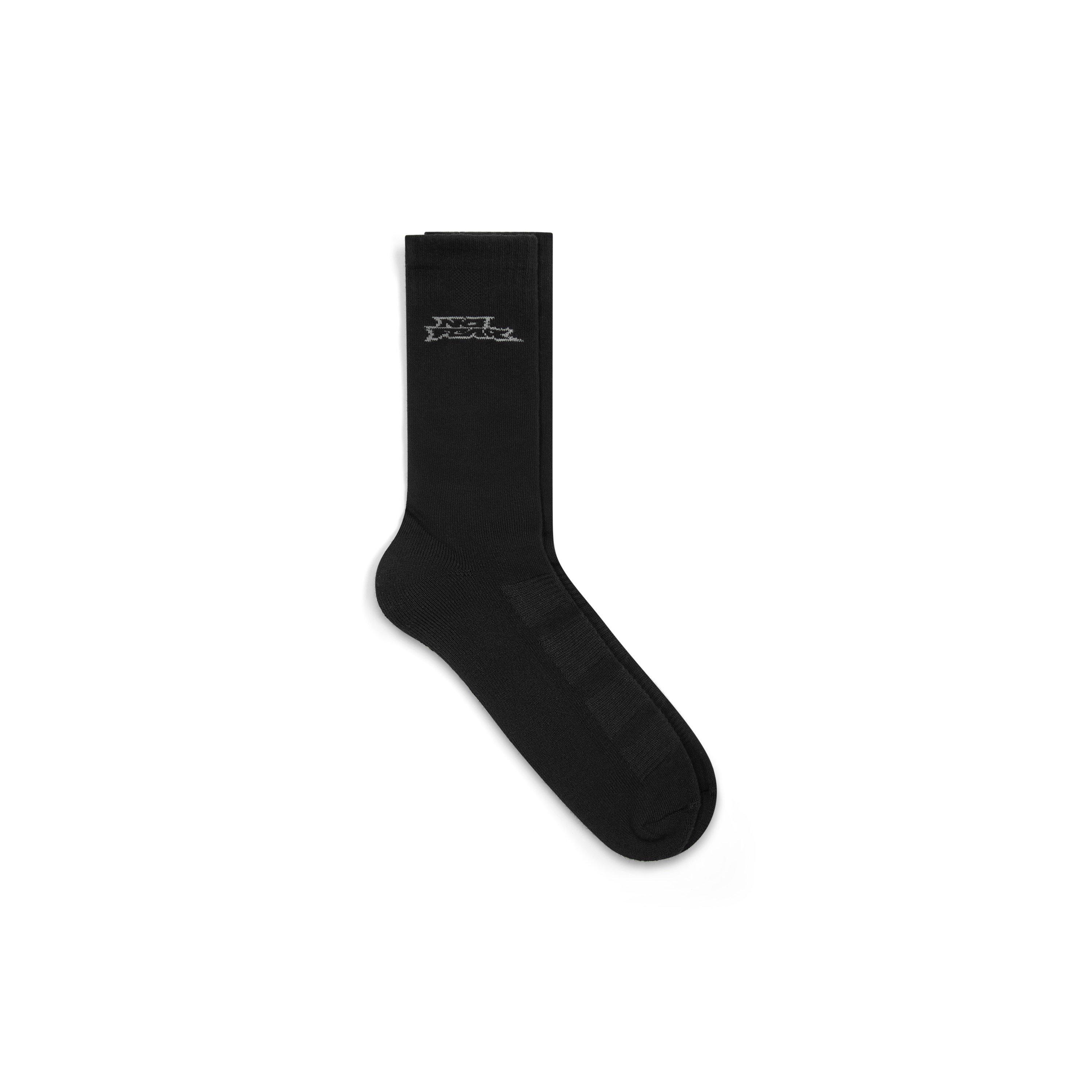 Black - No Fear - Mens Crew Socks 3-Pack - 1
