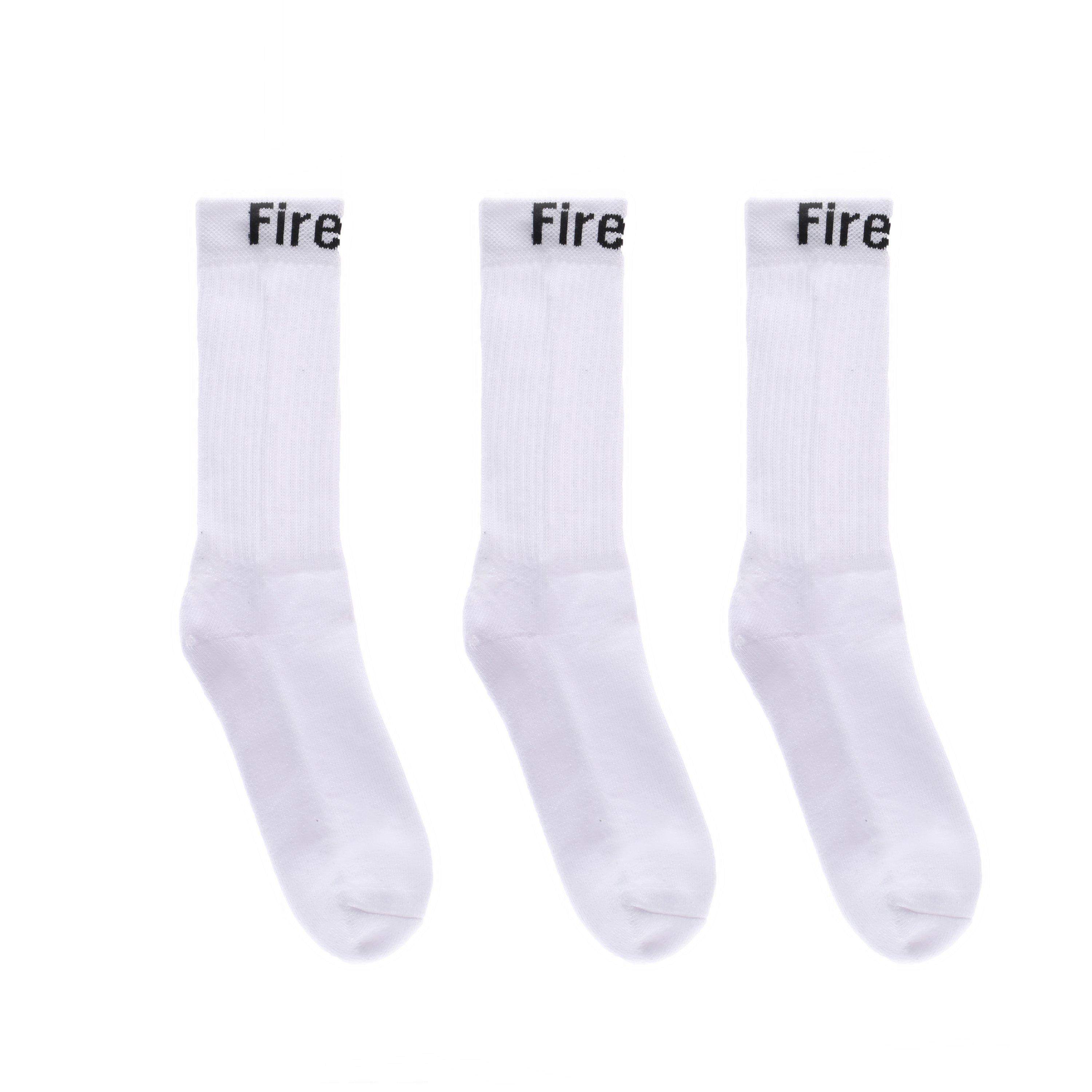 Weiß - Firetrap - 3 Pack Crew Socks - 1