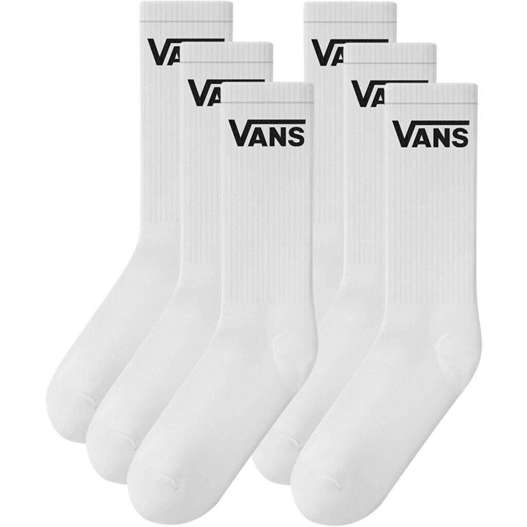 Vans Men's Pack Crew Socks - White - 5.5 - 8