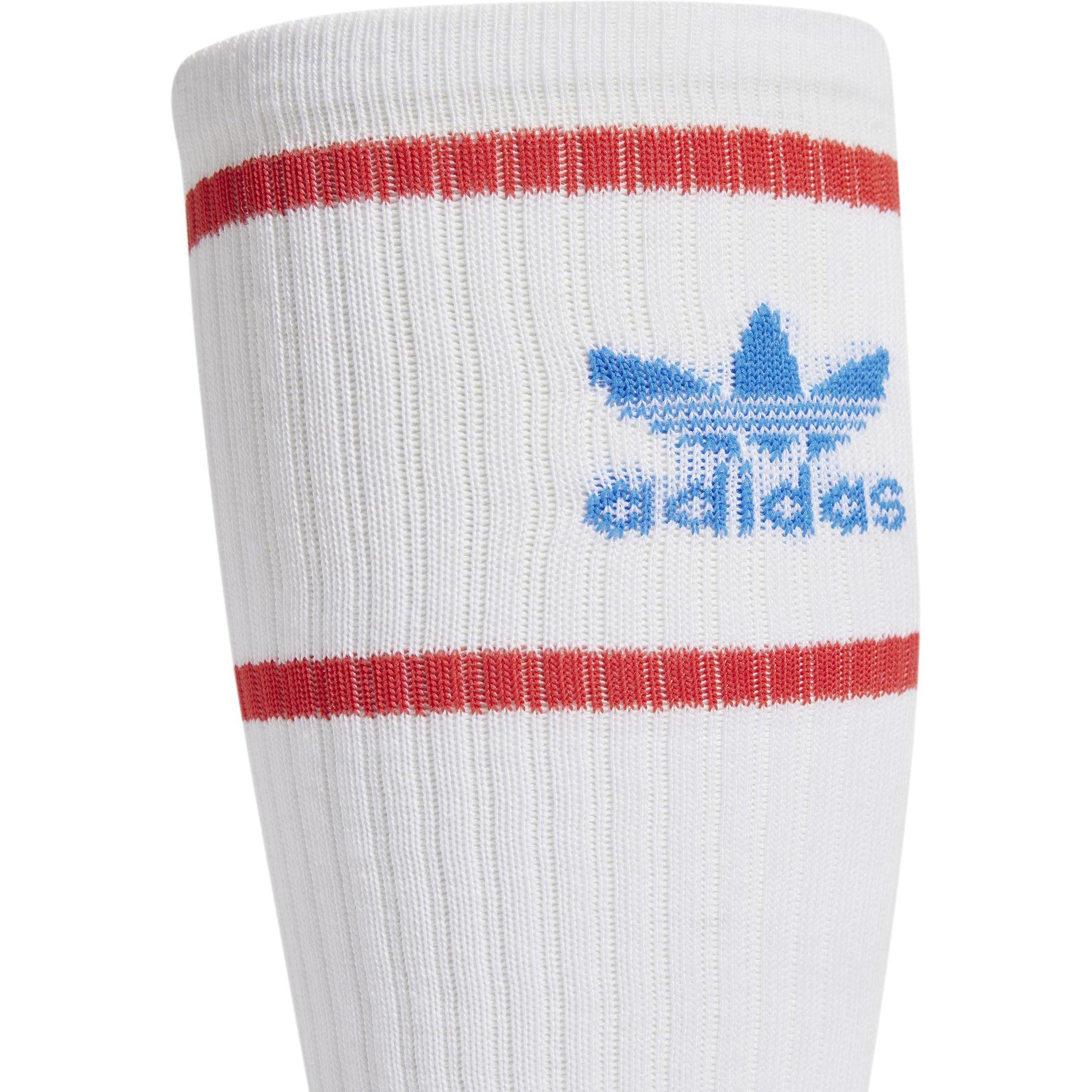 Wht/Red/Ryl - adidas - David Beckham Originals Crew Socks Childrens - 2