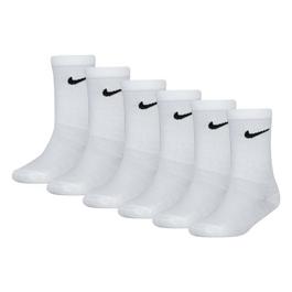 Nike yellow 6 Pack of Crew Socks Childrens