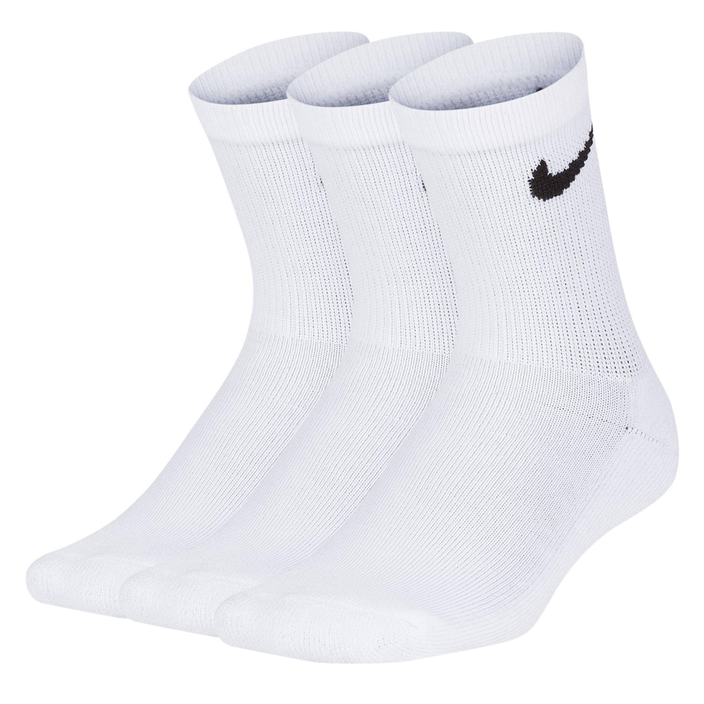 White - Nike - 3 Pack Basic Crew Socks Childrens - 1