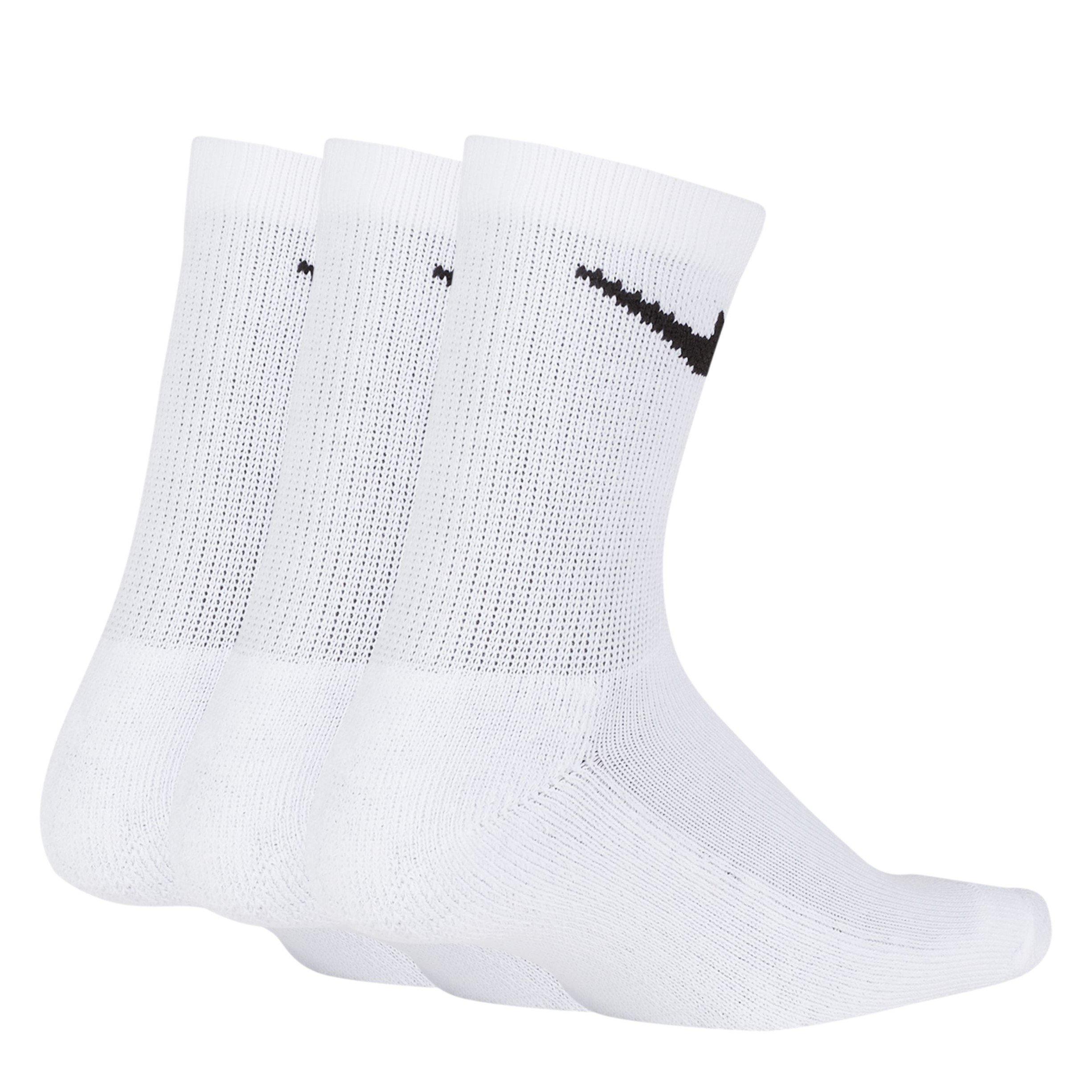 White - Nike - 3 Pack Basic Crew Socks Childrens - 2