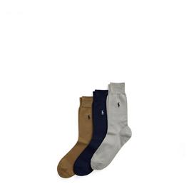 Ralph Lauren 3 Pack Cotton Socks