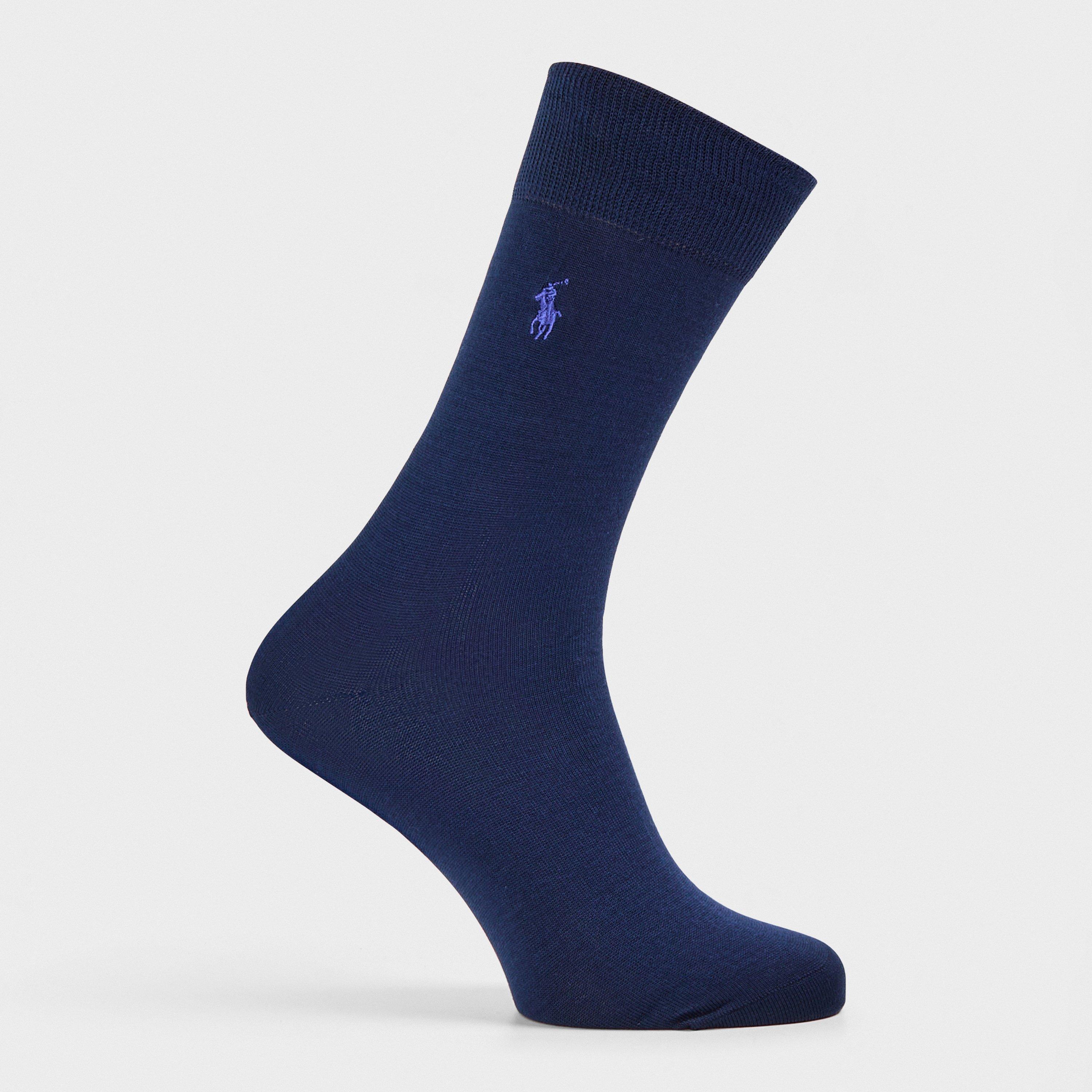 Blue/Navy/Royal - Polo Ralph Lauren - Men's 3 Pack Crew Socks - 3
