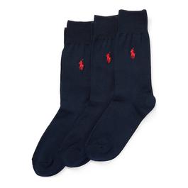 Ralph Lauren 3 Pack Cotton Socks