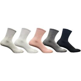 Slazenger Yoga 5 Pack Crew Sock Ladies