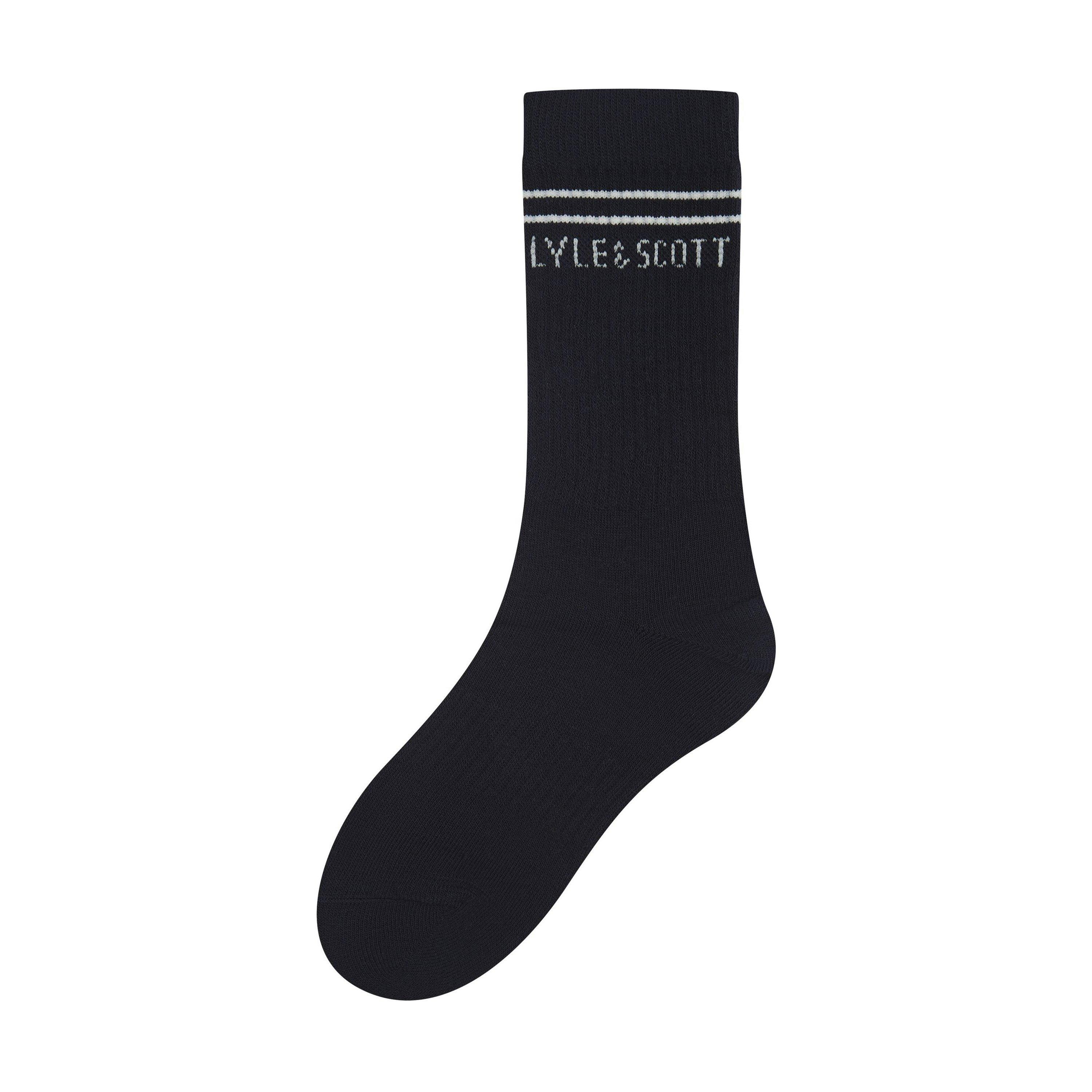 White/Peacoat - Lyle and Scott - Lyle Venus 6 Pk Crw Jn64 - 4
