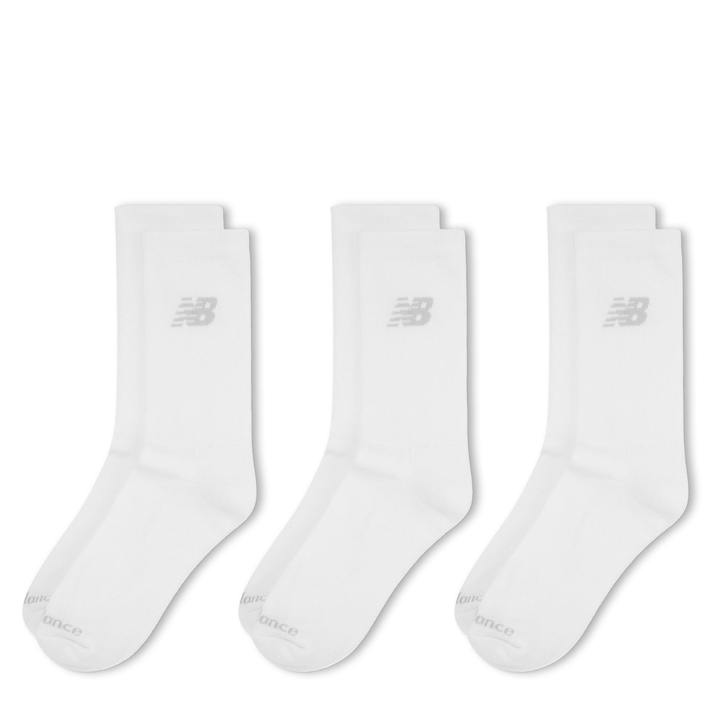 White - New Balance - Crew Socks 3 Pack - 1